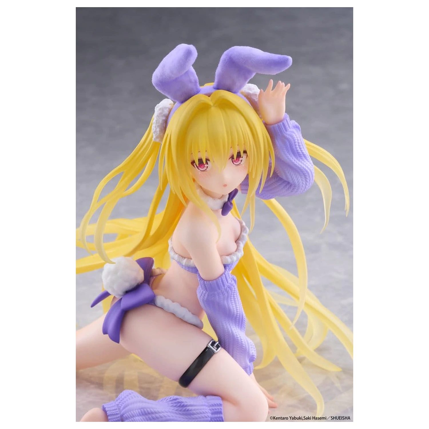 To Love-Ru Darkness MOFLOCK PVC Figura Golden Darkness (Fluffy Bunny Ver.) 13 cm poza produsului