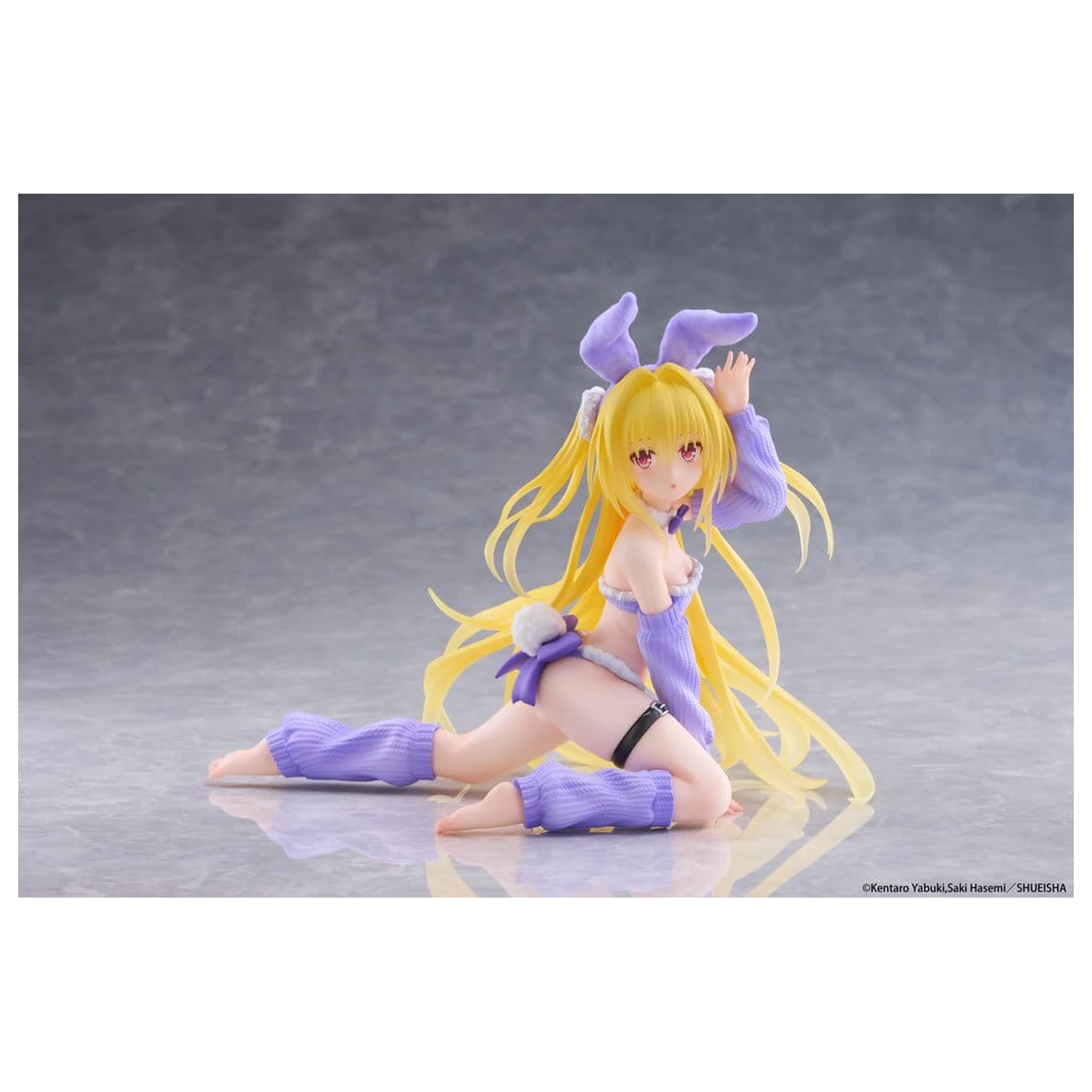 To Love-Ru Darkness MOFLOCK PVC Figura Golden Darkness (Fluffy Bunny Ver.) 13 cm poza produsului