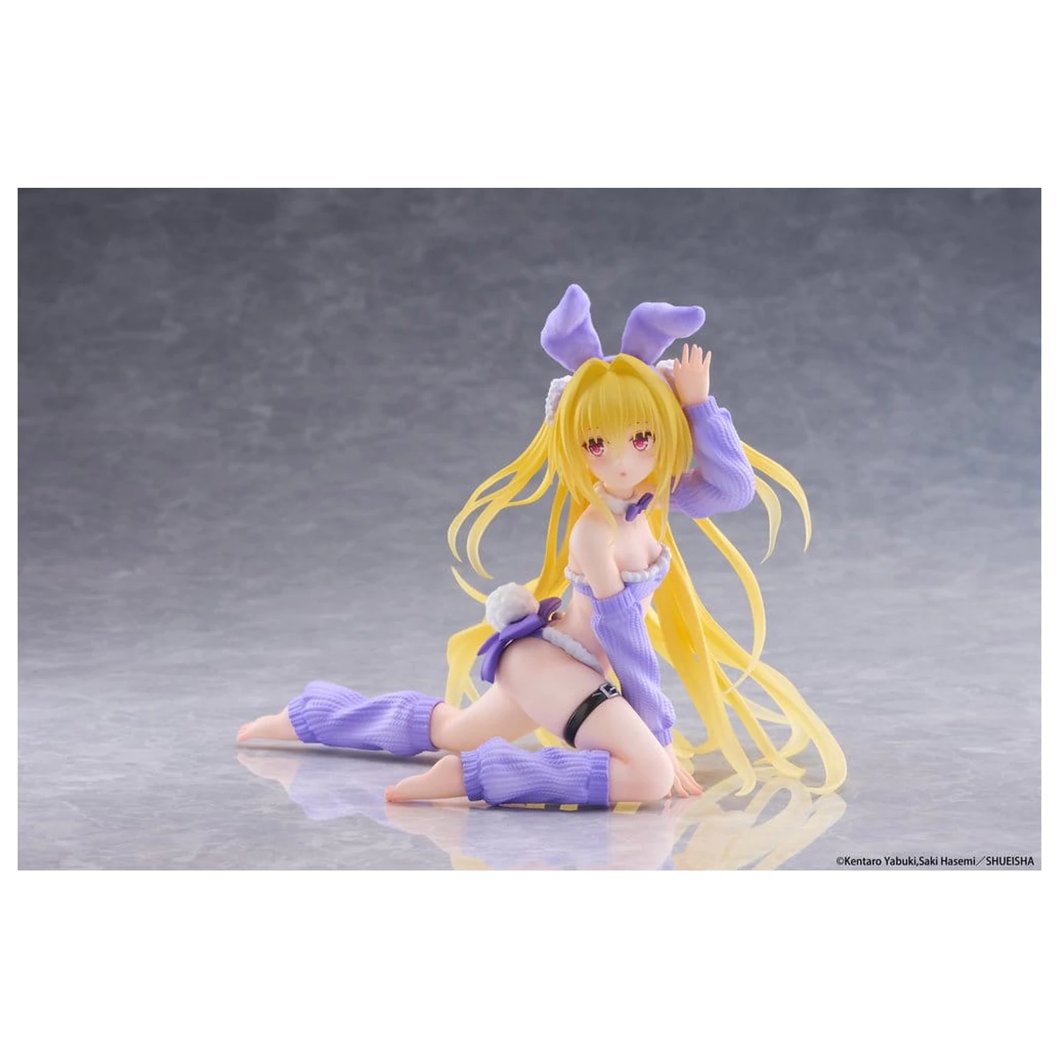 To Love-Ru Darkness MOFLOCK PVC Figura Golden Darkness (Fluffy Bunny Ver.) 13 cm poza produsului