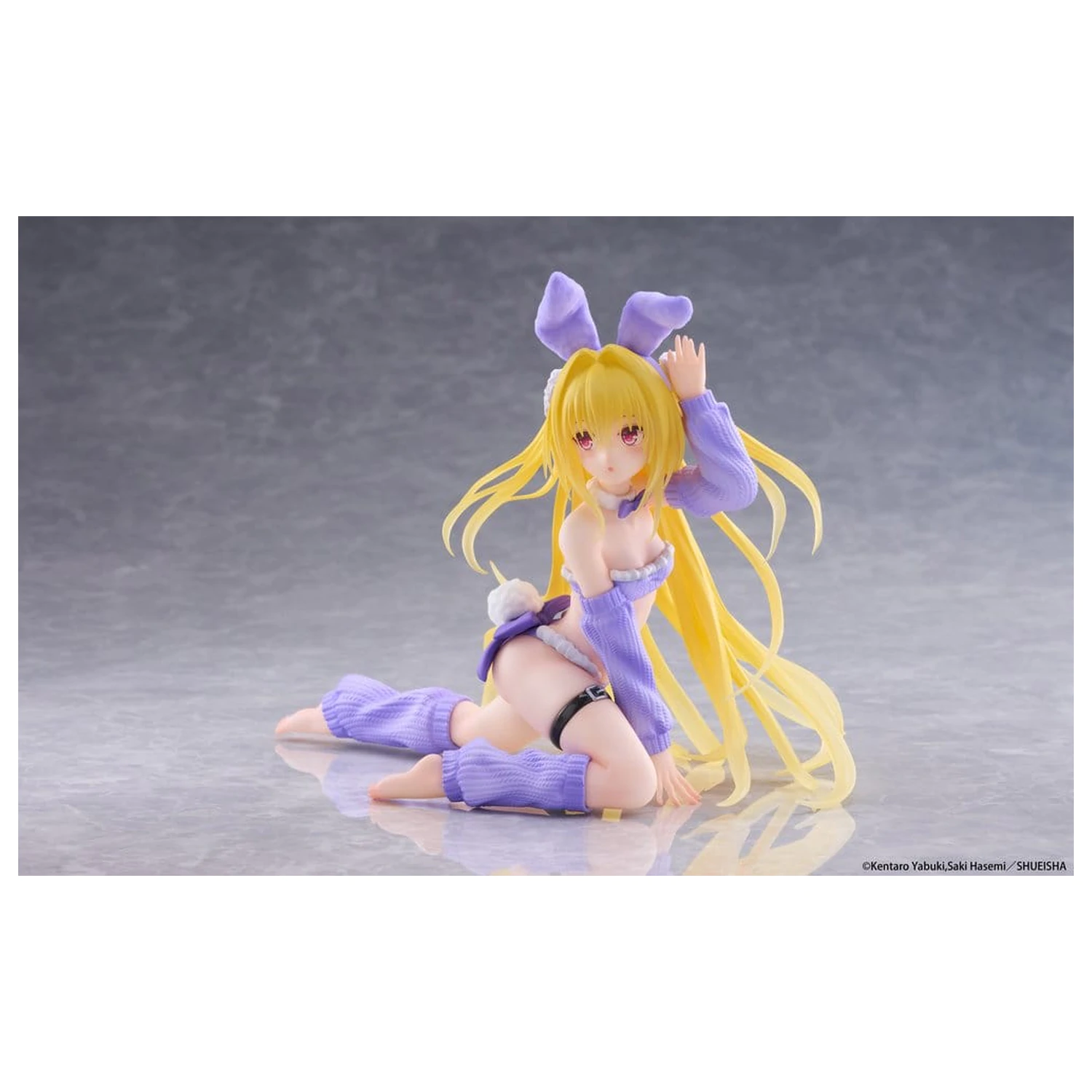 To Love-Ru Darkness MOFLOCK PVC Figura Golden Darkness (Fluffy Bunny Ver.) 13 cm poza produsului