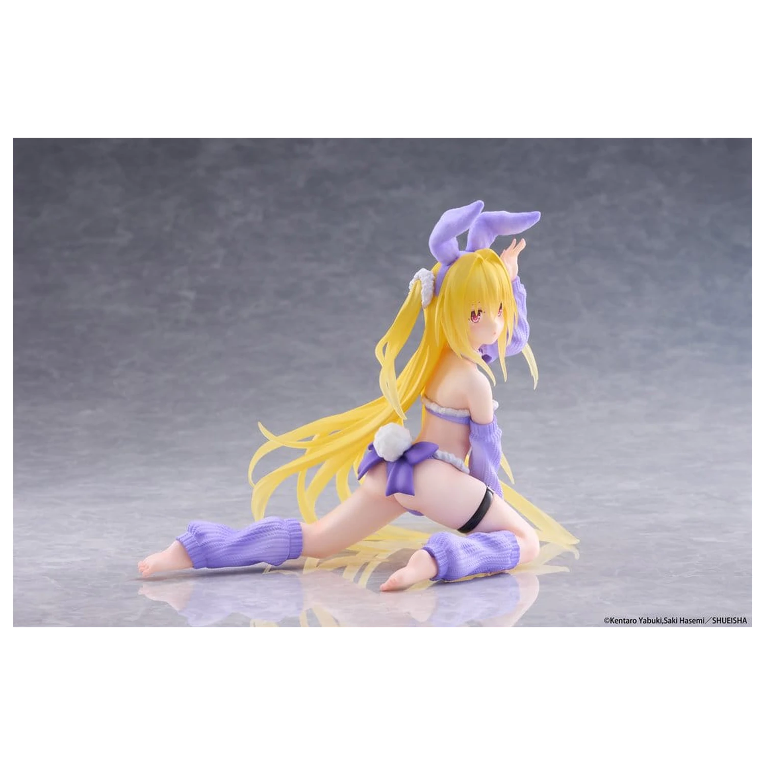 To Love-Ru Darkness MOFLOCK PVC Figura Golden Darkness (Fluffy Bunny Ver.) 13 cm poza produsului