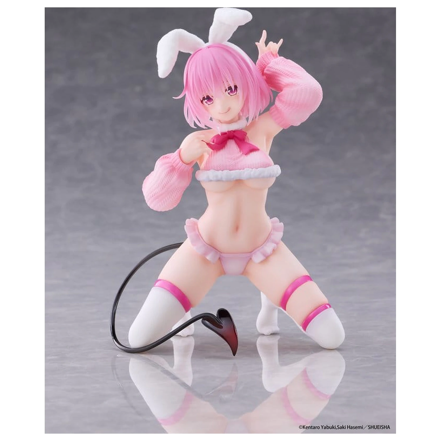 To Love-Ru Darkness MOFLOCK Figura PVC Momo (Fluffy Bunny Ver.) 13 cm poza produsului