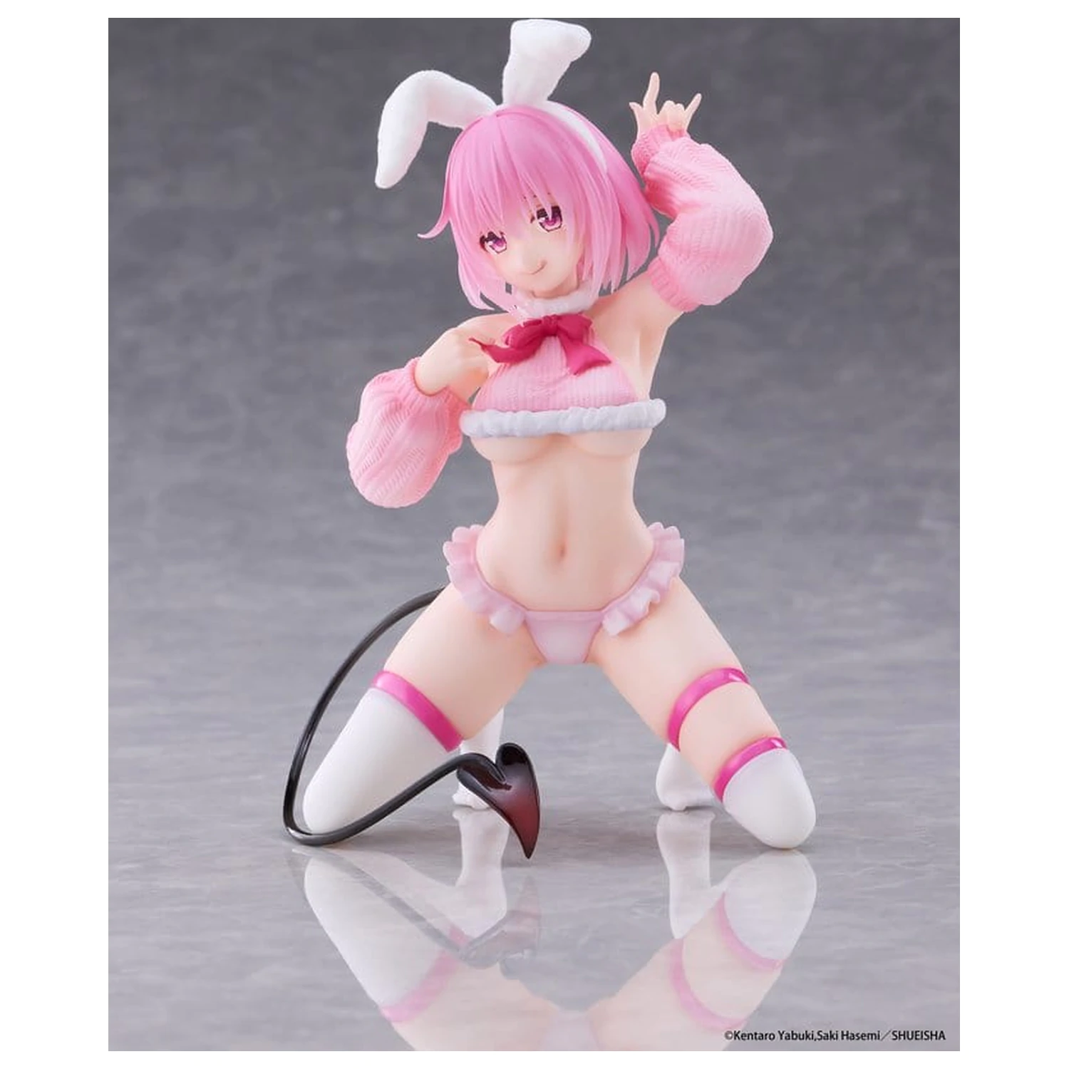 To Love-Ru Darkness MOFLOCK Figura PVC Momo (Fluffy Bunny Ver.) 13 cm poza produsului