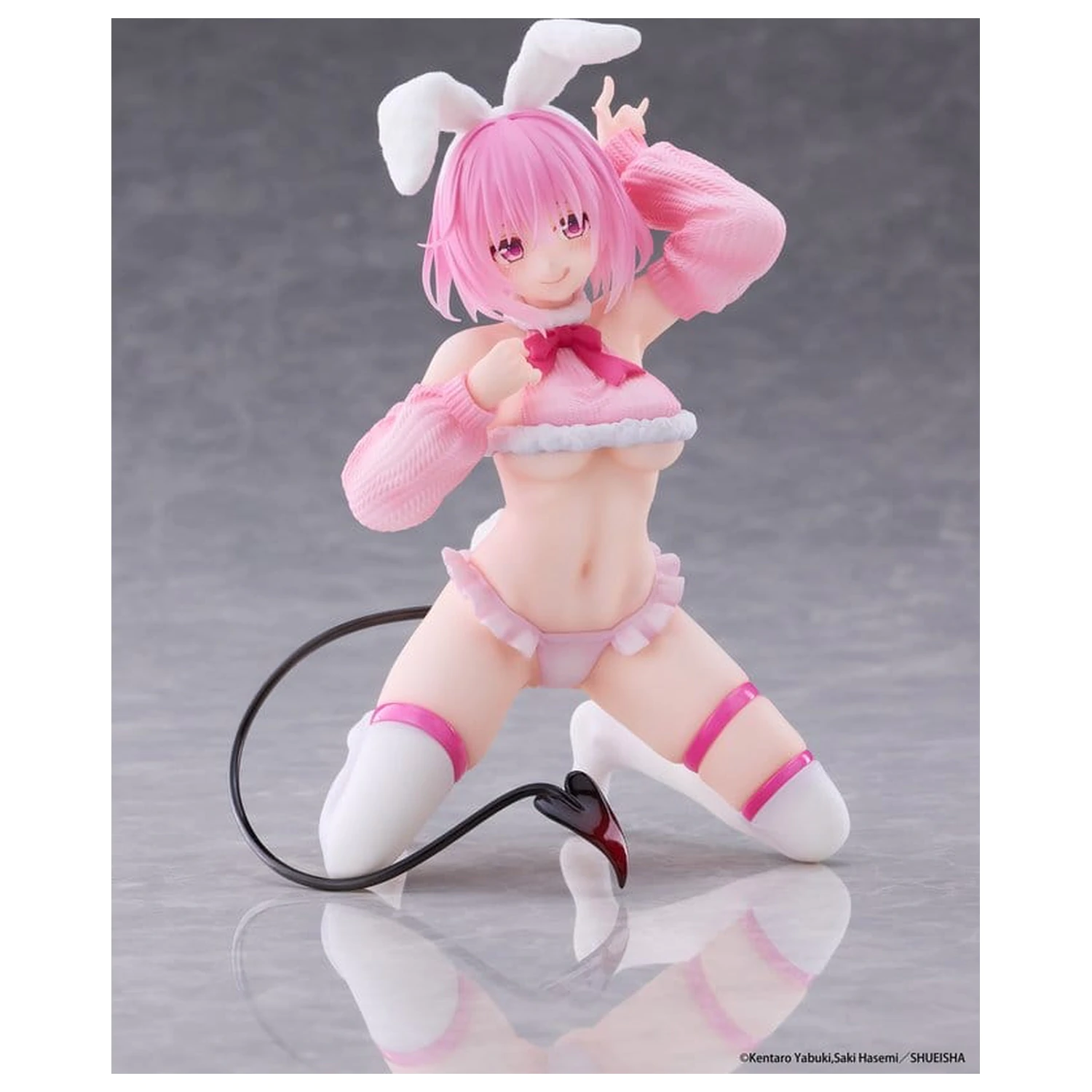 To Love-Ru Darkness MOFLOCK Figura PVC Momo (Fluffy Bunny Ver.) 13 cm poza produsului
