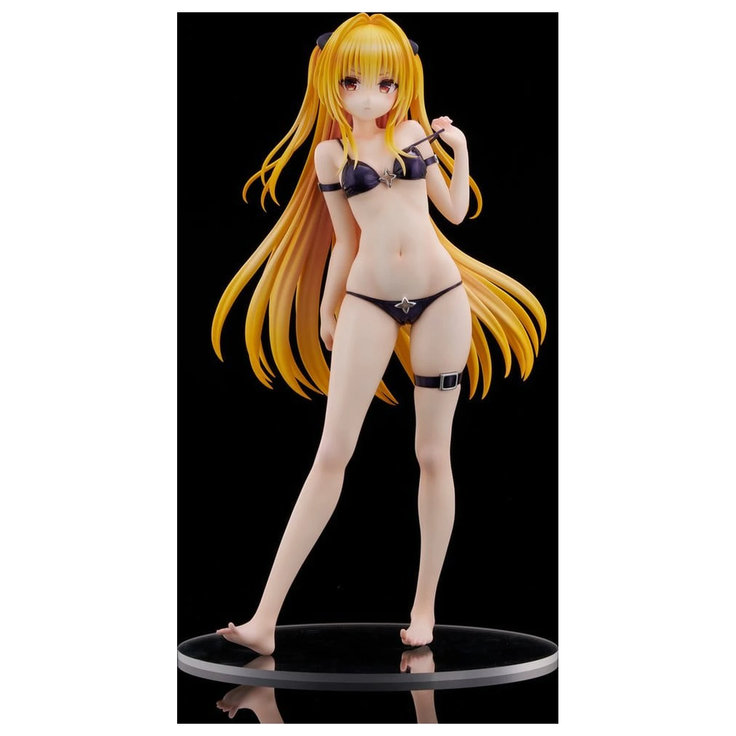 To Love Ru Darkness Swimsuit Series figurina PVC 1/4 Golden Darkness 39 cm poza produsului