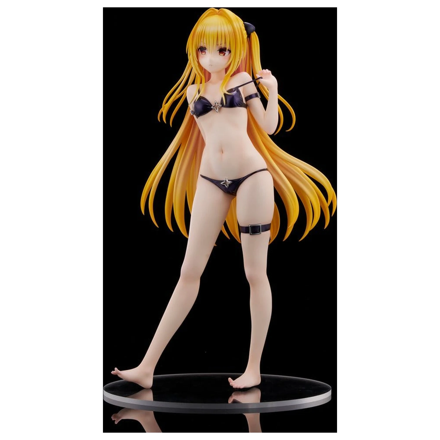 To Love Ru Darkness Swimsuit Series figurina PVC 1/4 Golden Darkness 39 cm poza produsului