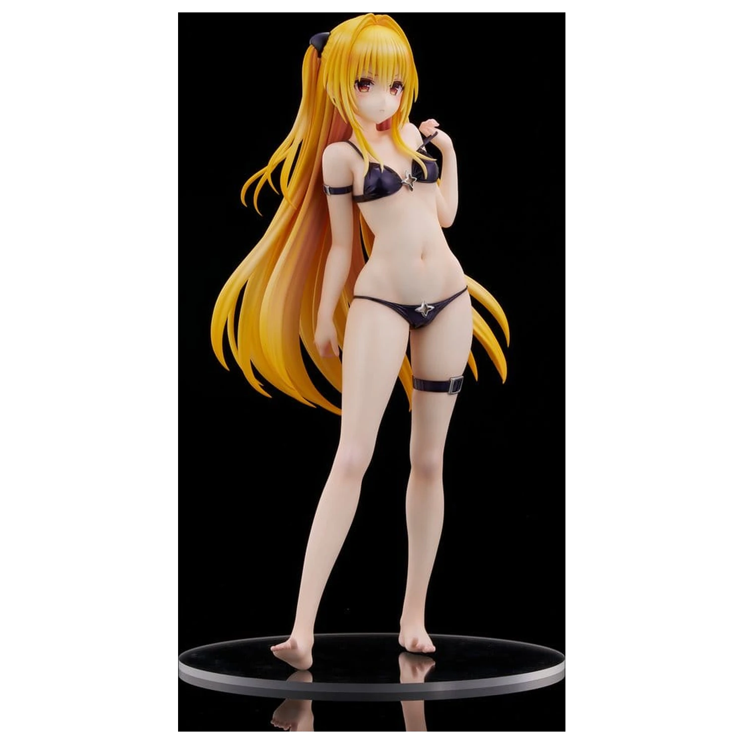 To Love Ru Darkness Swimsuit Series figurina PVC 1/4 Golden Darkness 39 cm poza produsului