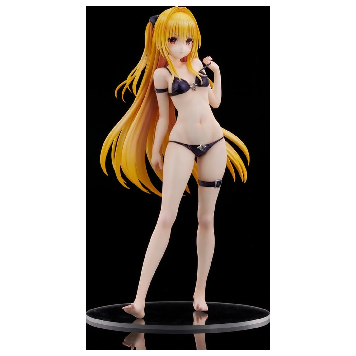 To Love Ru Darkness Swimsuit Series figurina PVC 1/4 Golden Darkness 39 cm poza produsului