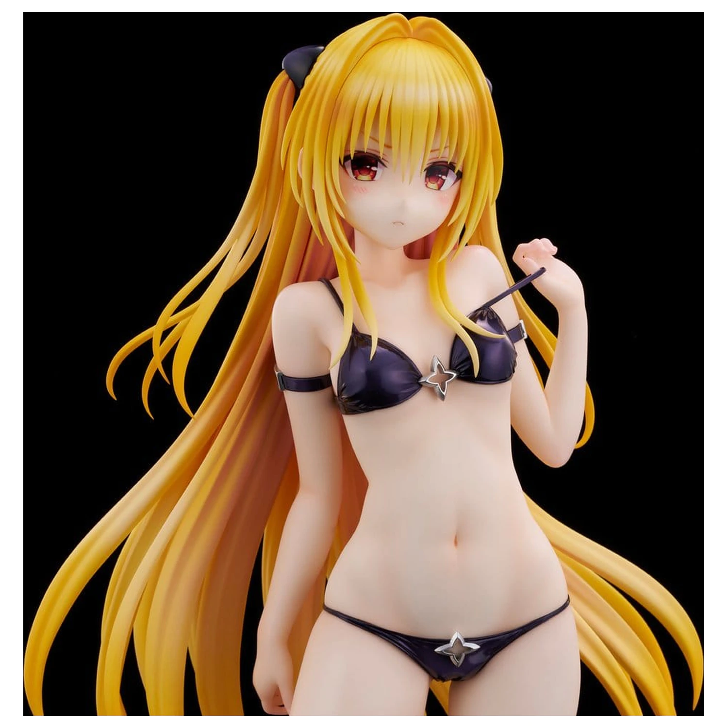 To Love Ru Darkness Swimsuit Series figurina PVC 1/4 Golden Darkness 39 cm poza produsului