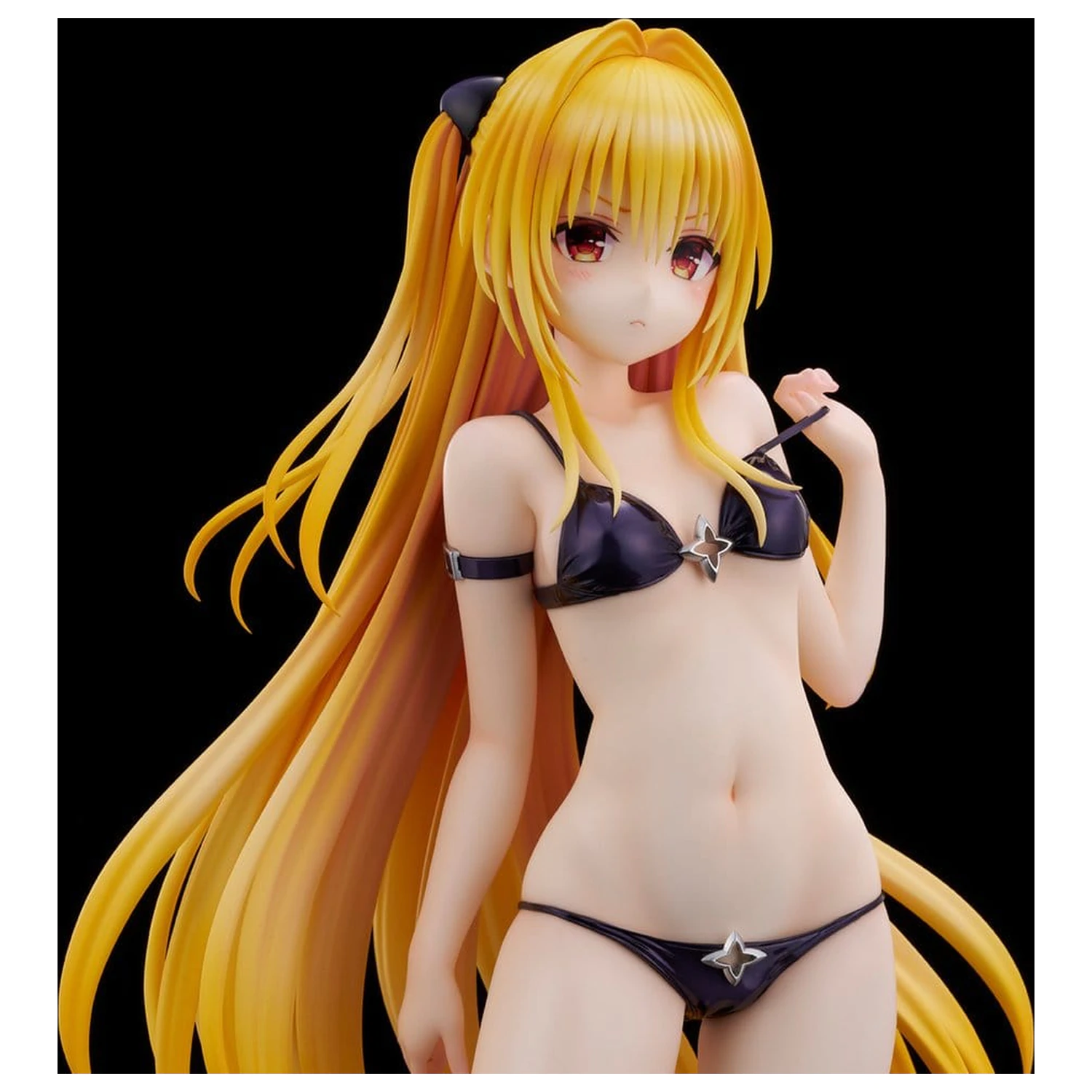 To Love Ru Darkness Swimsuit Series figurina PVC 1/4 Golden Darkness 39 cm poza produsului