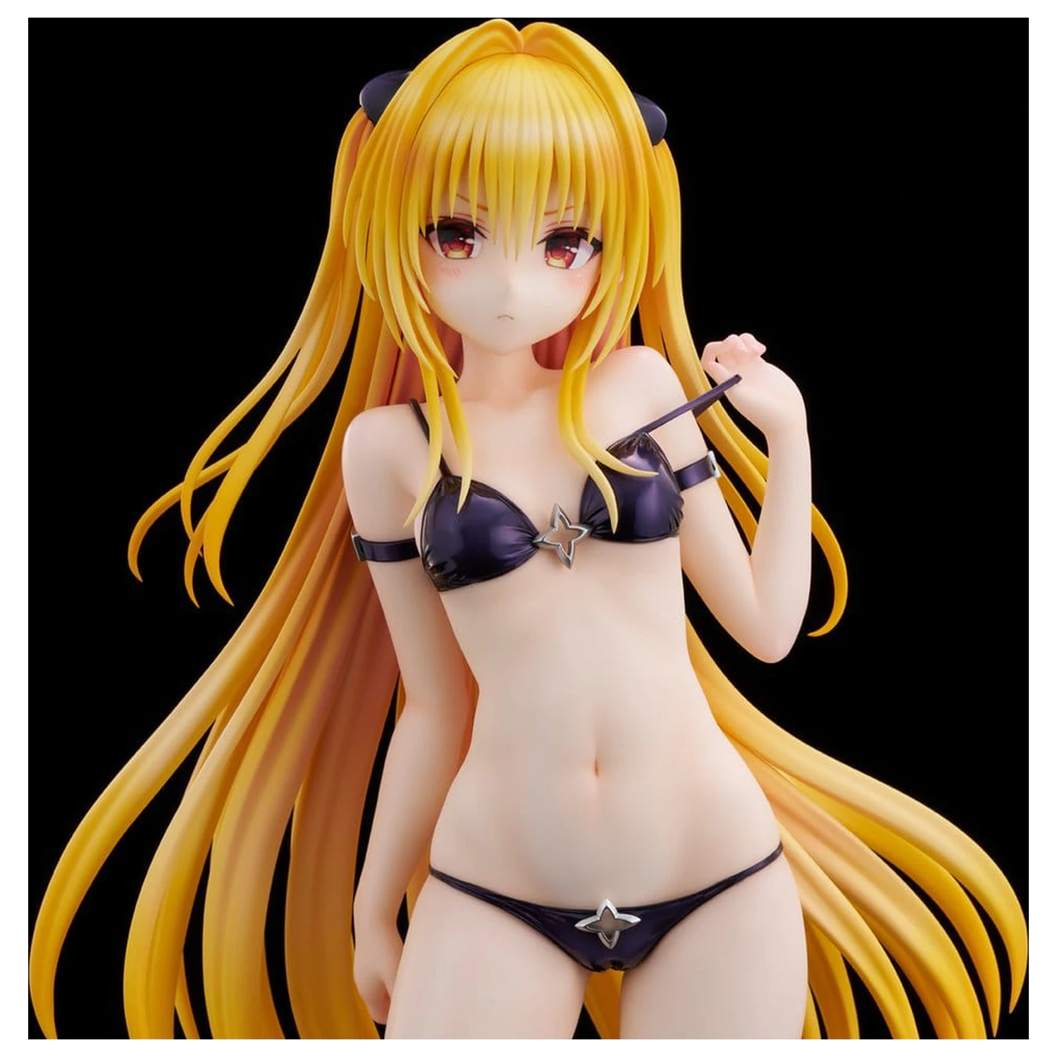 To Love Ru Darkness Swimsuit Series figurina PVC 1/4 Golden Darkness 39 cm poza produsului
