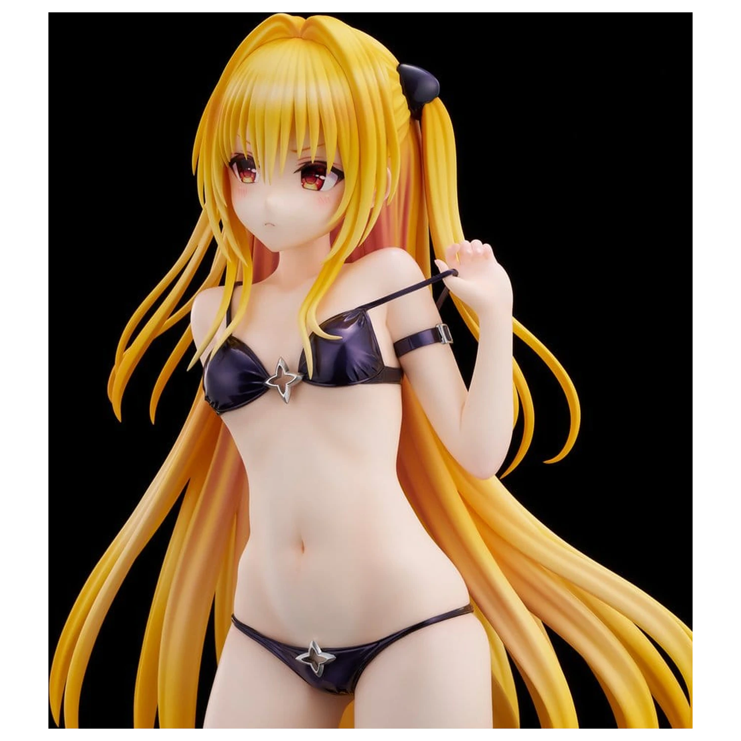 To Love Ru Darkness Swimsuit Series figurina PVC 1/4 Golden Darkness 39 cm poza produsului