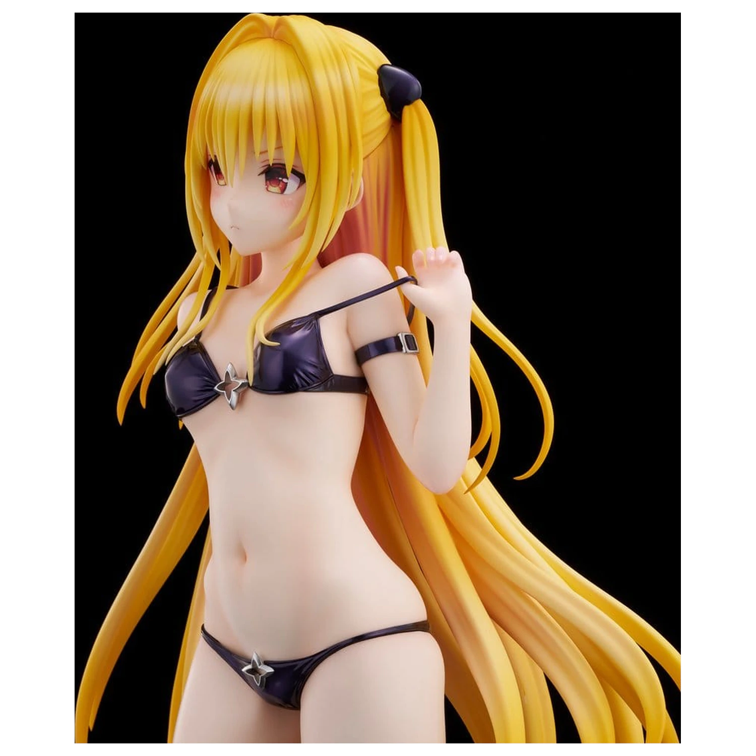 To Love Ru Darkness Swimsuit Series figurina PVC 1/4 Golden Darkness 39 cm poza produsului