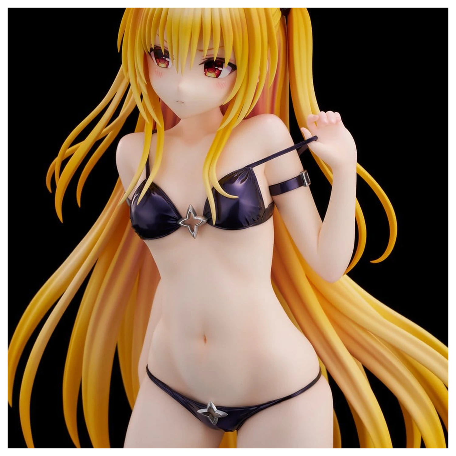 To Love Ru Darkness Swimsuit Series figurina PVC 1/4 Golden Darkness 39 cm poza produsului
