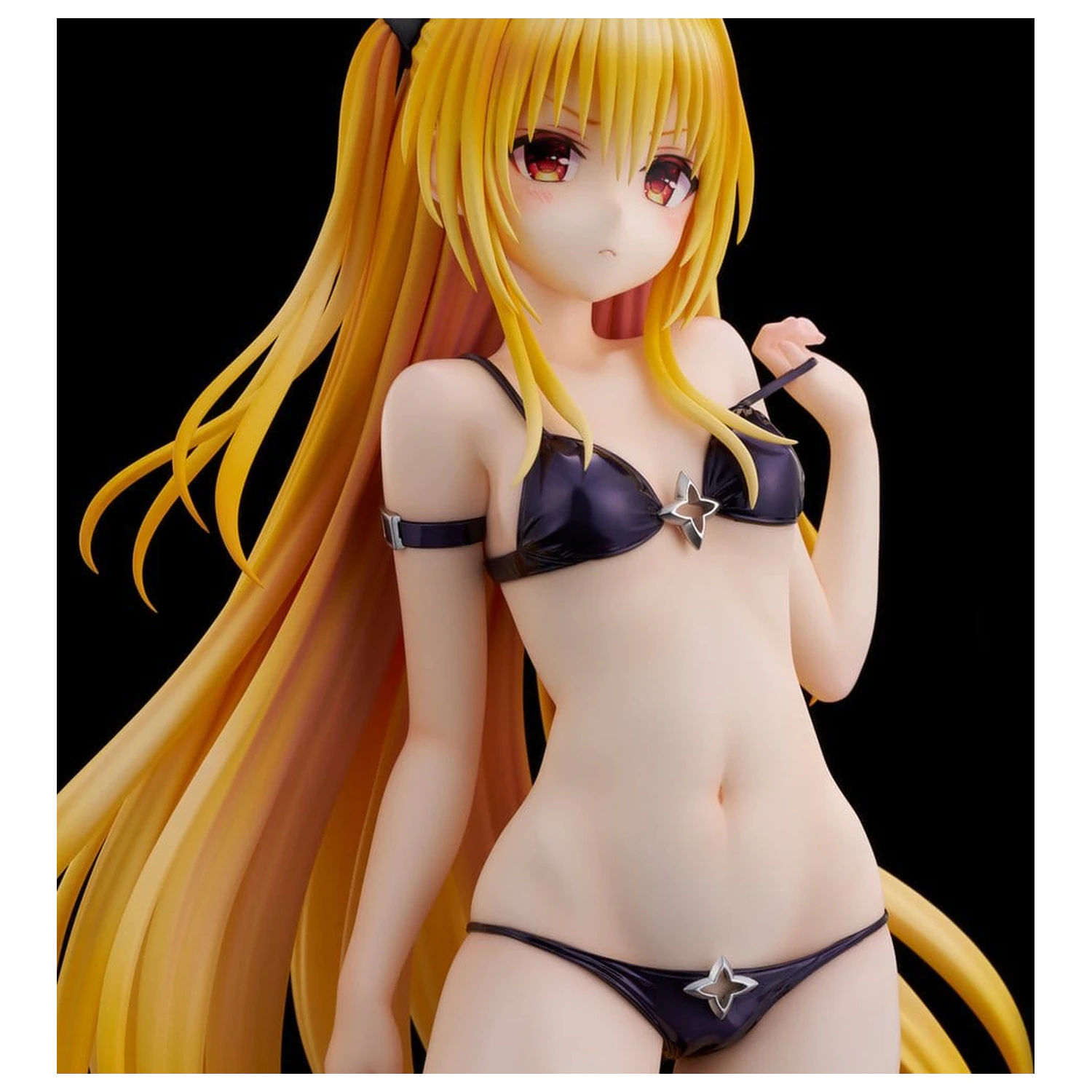 To Love Ru Darkness Swimsuit Series figurina PVC 1/4 Golden Darkness 39 cm poza produsului