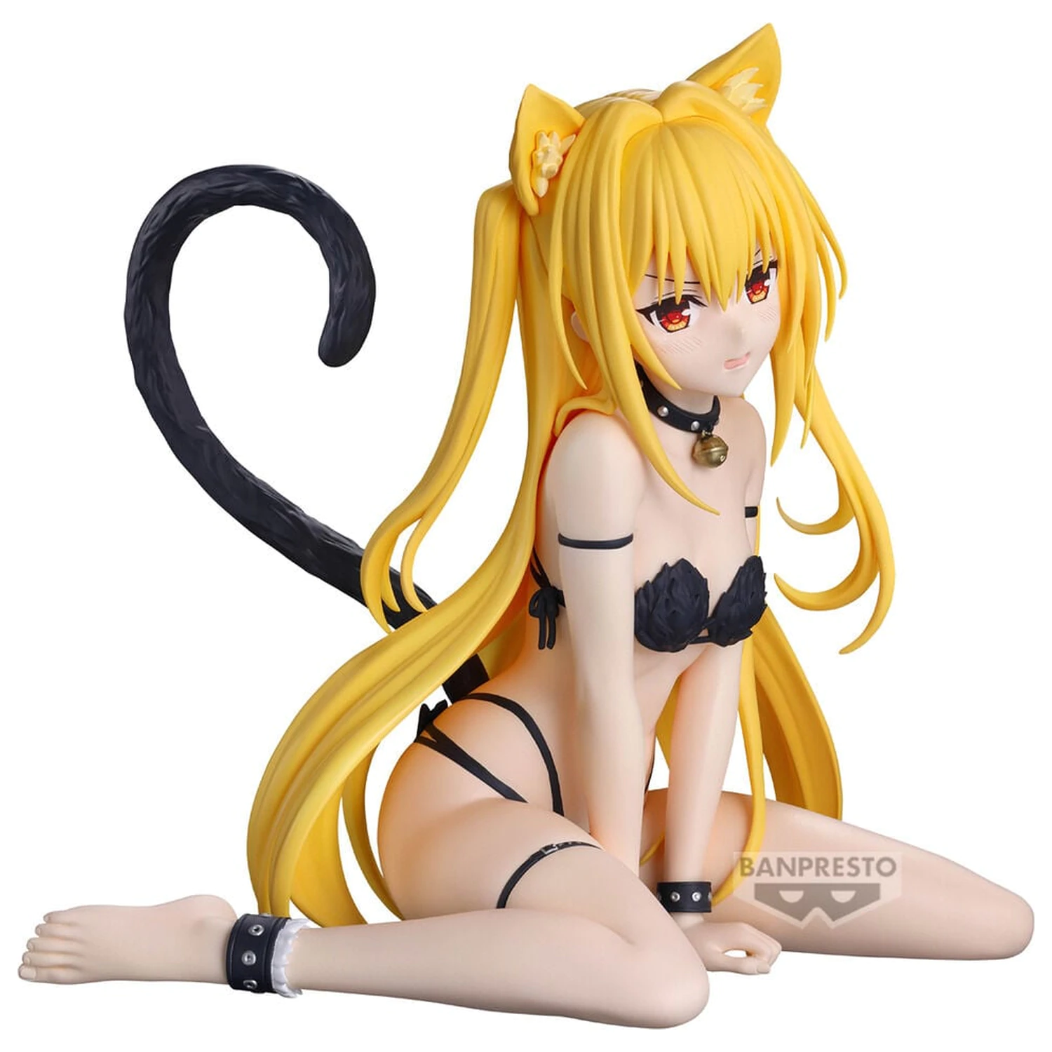 Figura To Loveru Darkness Konjiki no Yami Sitting Nyarls Collection 13 cm poza produsului