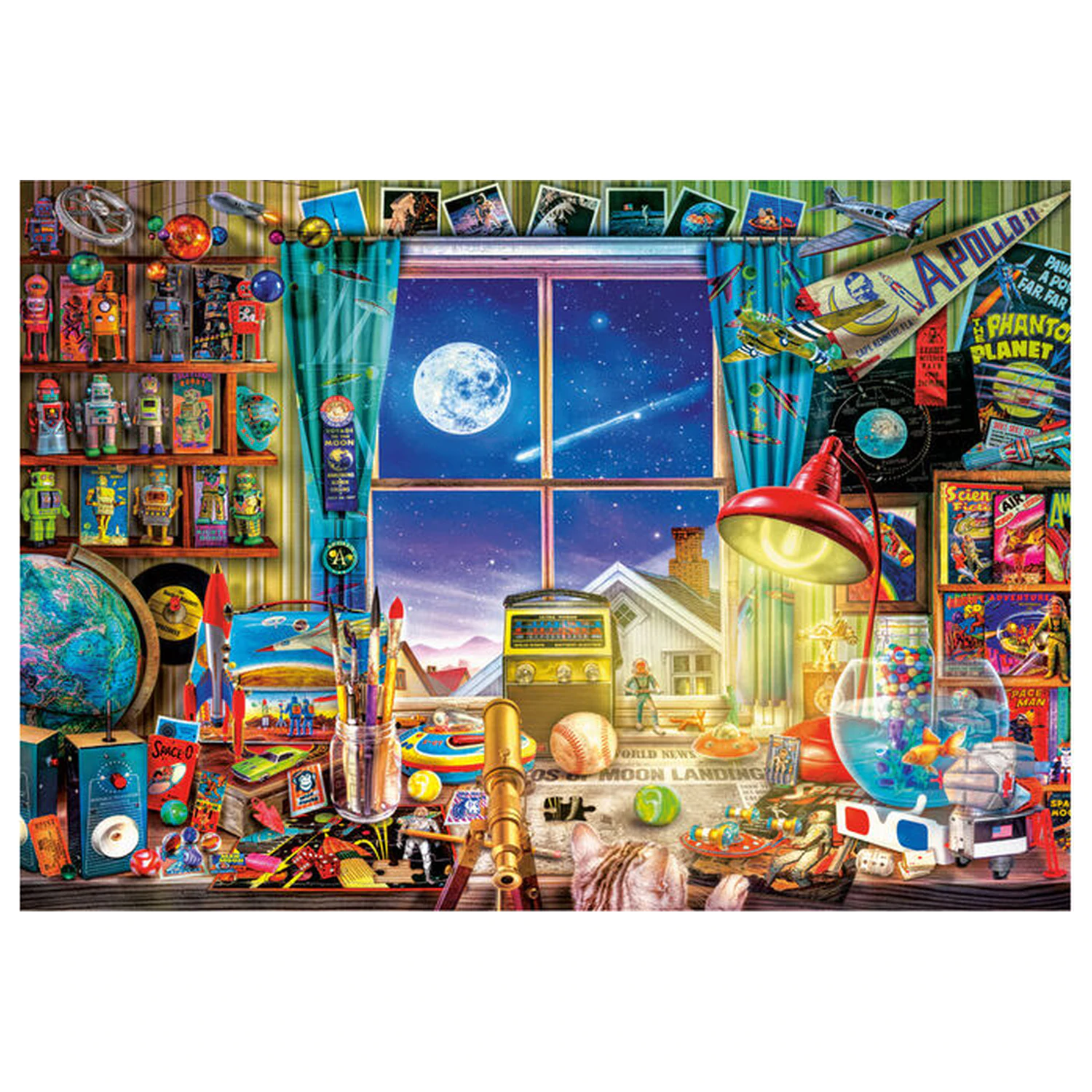 To the Moon puzzle 500 piese poza produsului