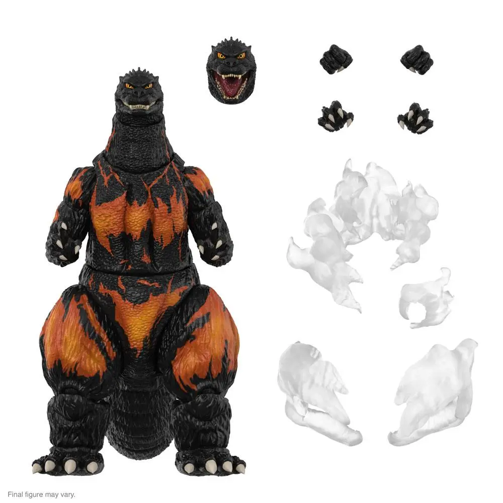 Toho Ultimates Action Figure Burning Godzilla 1995 20 cm poza produsului