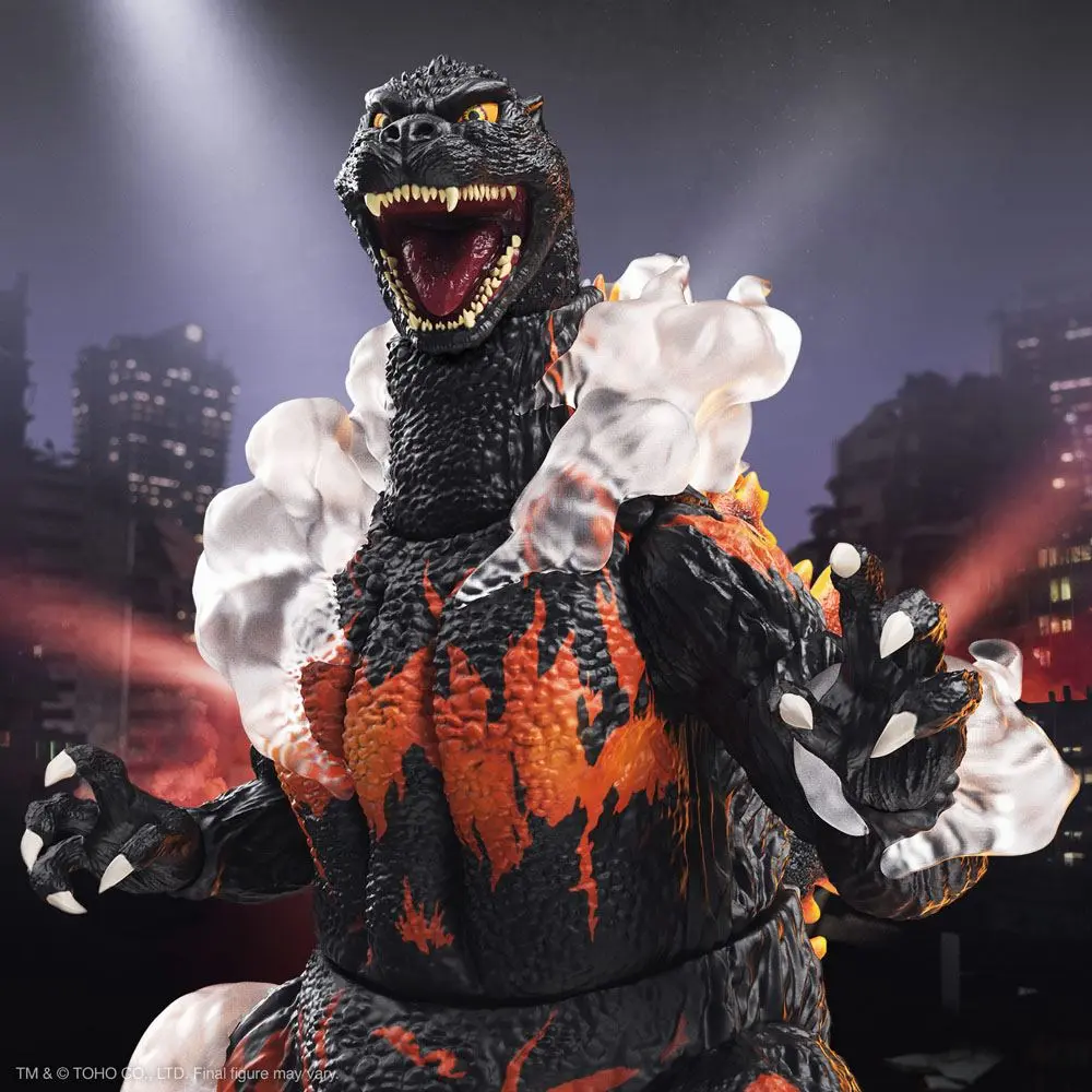 Toho Ultimates Action Figure Burning Godzilla 1995 20 cm poza produsului
