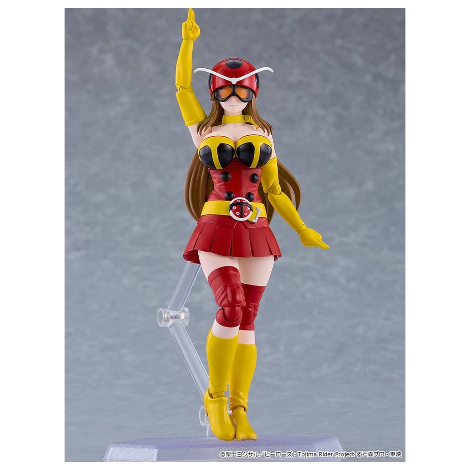 Tojima Wants to Be a Kamen Rider Figma figurina de actiune Yuriko Okada (Electro-Wave Human Tackle Ver.) 14 cm poza produsului