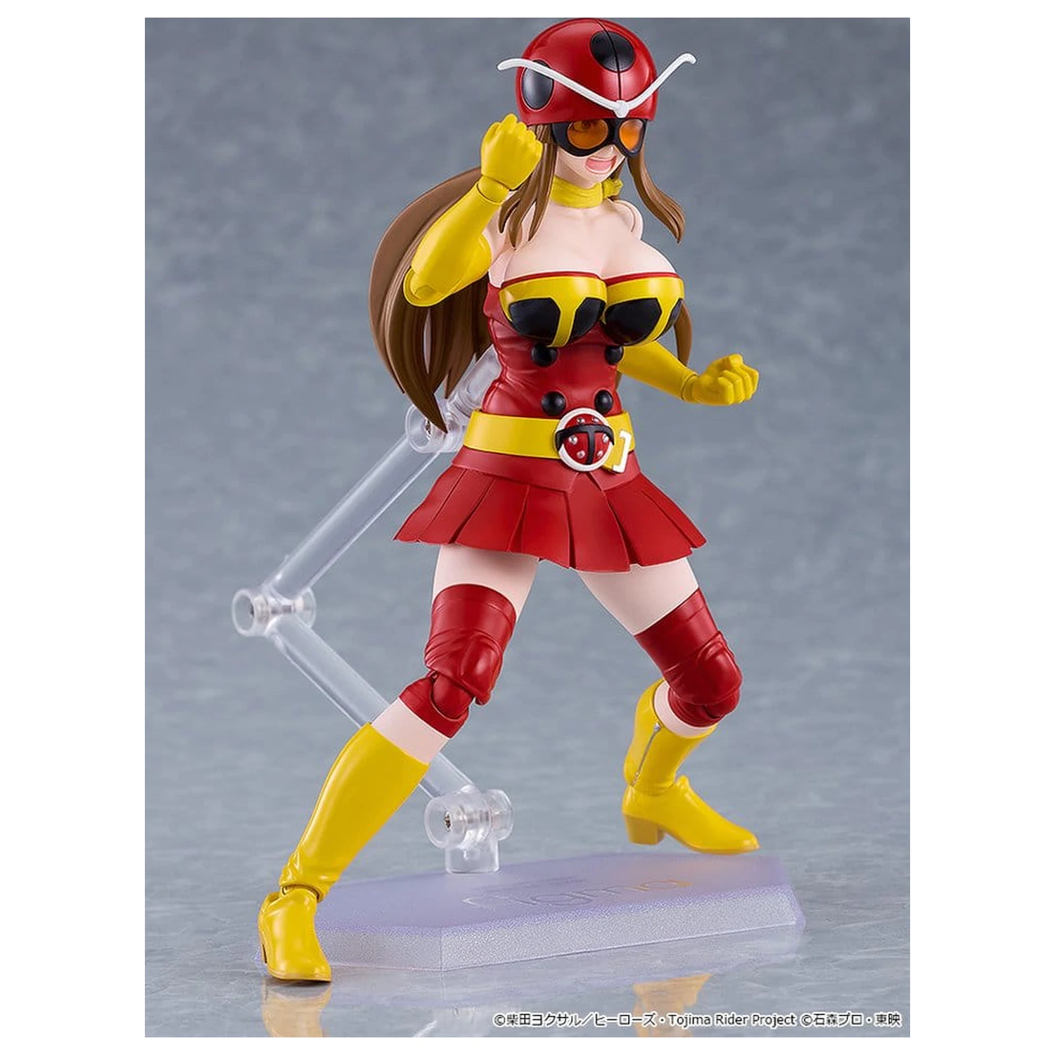 Tojima Wants to Be a Kamen Rider Figma figurina de actiune Yuriko Okada (Electro-Wave Human Tackle Ver.) 14 cm poza produsului