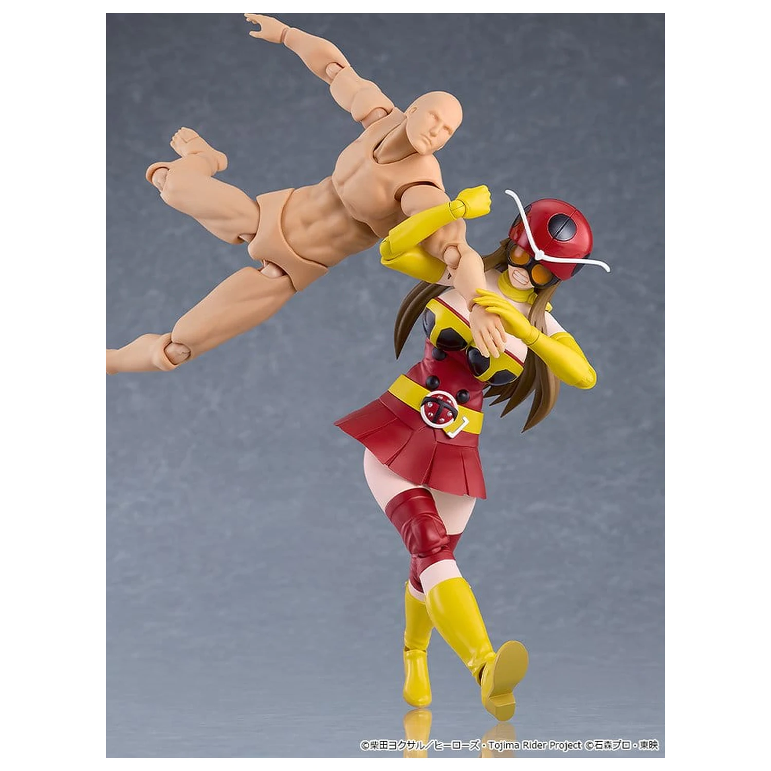 Tojima Wants to Be a Kamen Rider Figma figurina de actiune Yuriko Okada (Electro-Wave Human Tackle Ver.) 14 cm poza produsului