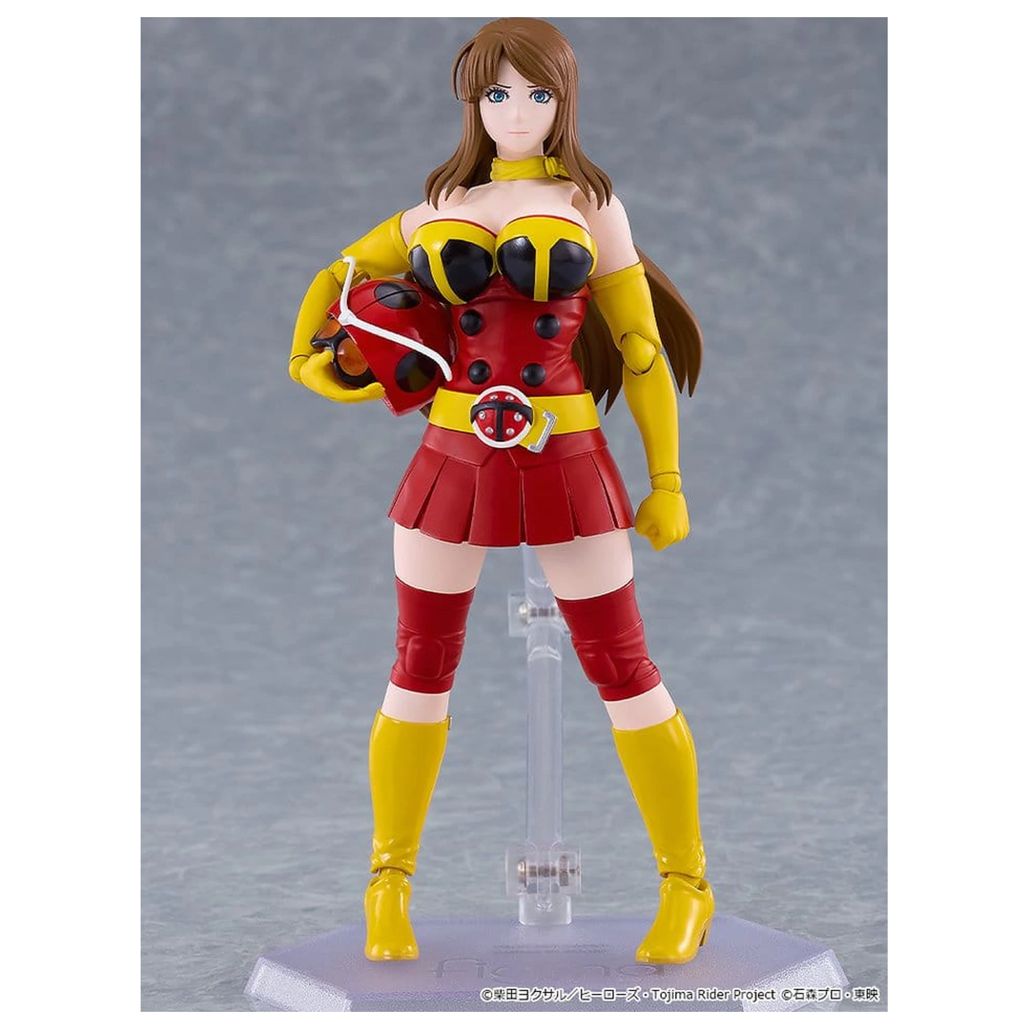 Tojima Wants to Be a Kamen Rider Figma figurina de actiune Yuriko Okada (Electro-Wave Human Tackle Ver.) 14 cm poza produsului