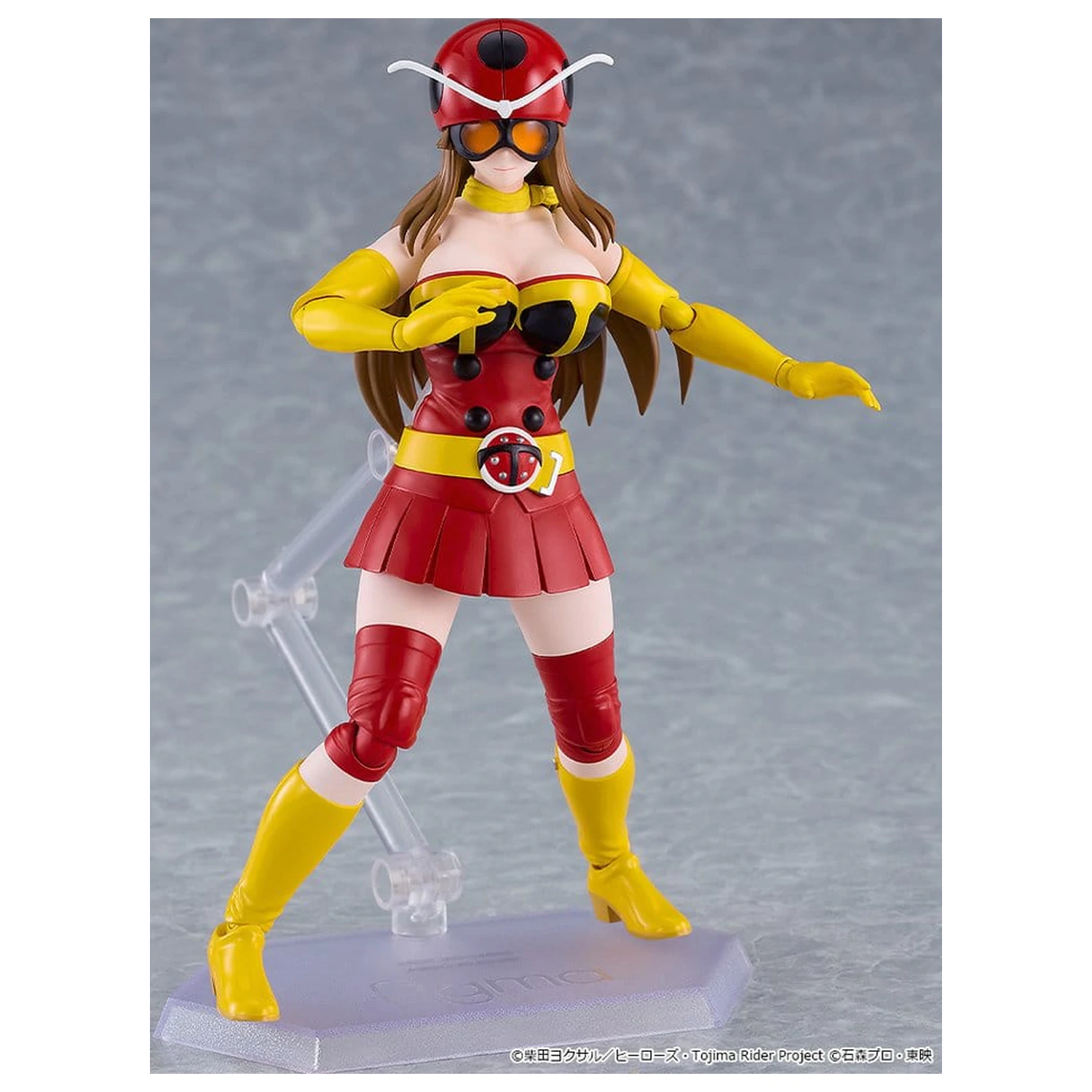 Tojima Wants to Be a Kamen Rider Figma figurina de actiune Yuriko Okada (Electro-Wave Human Tackle Ver.) 14 cm poza produsului