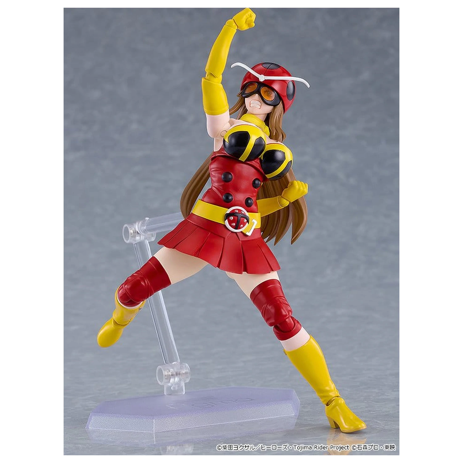 Tojima Wants to Be a Kamen Rider Figma figurina de actiune Yuriko Okada (Electro-Wave Human Tackle Ver.) 14 cm poza produsului