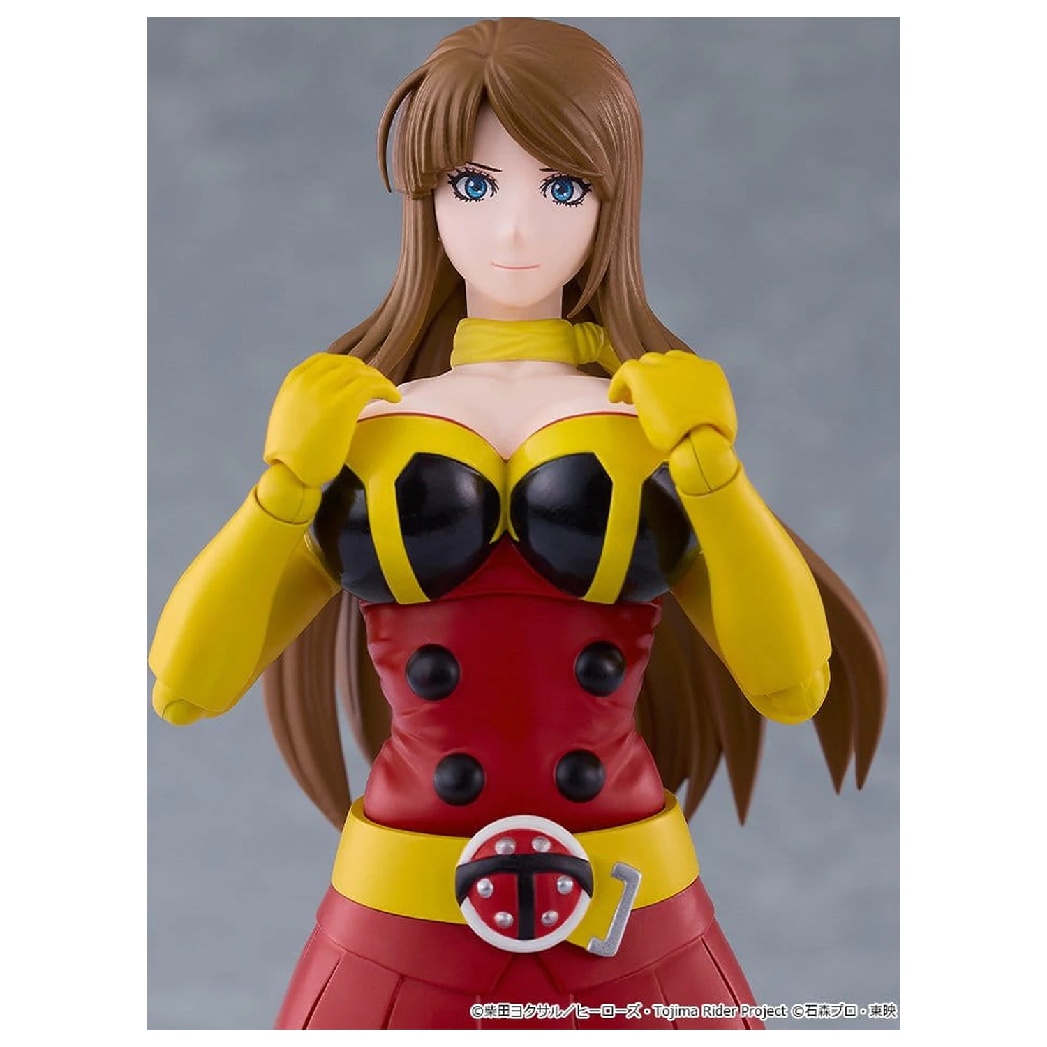 Tojima Wants to Be a Kamen Rider Figma figurina de actiune Yuriko Okada (Electro-Wave Human Tackle Ver.) 14 cm poza produsului