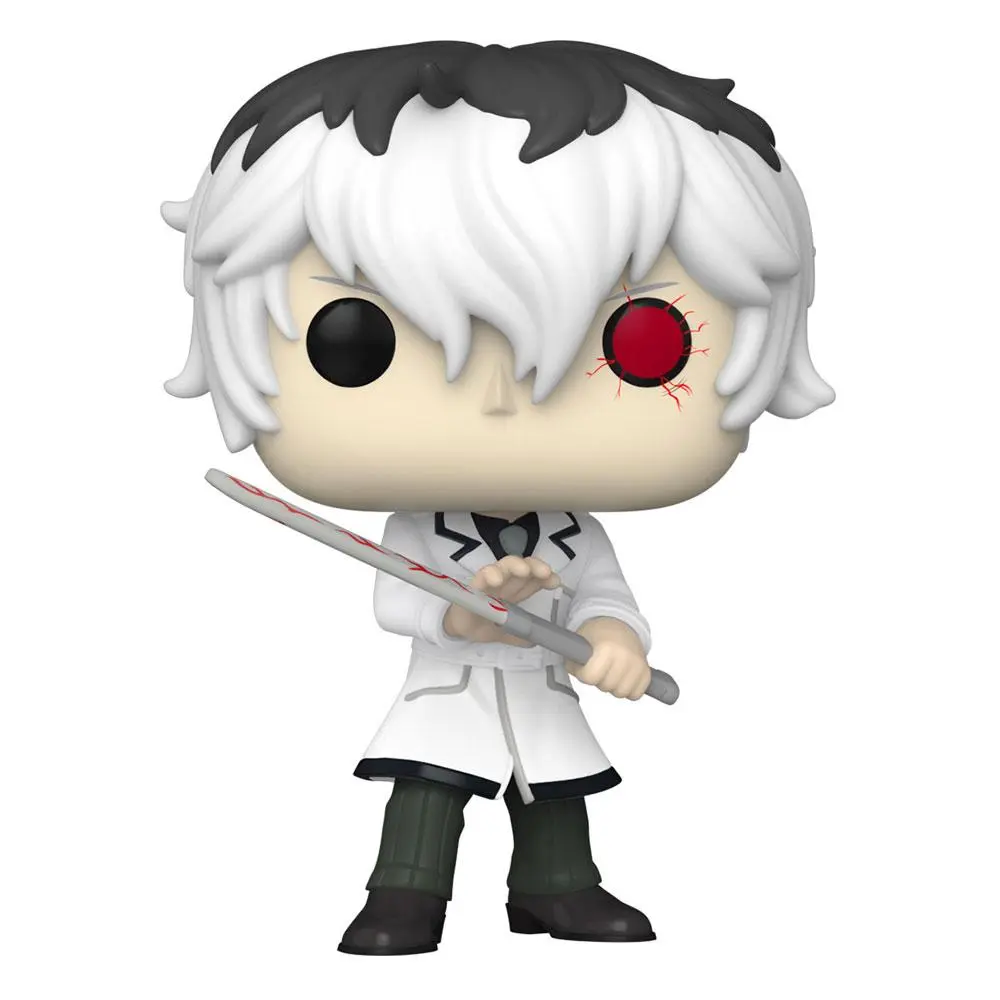 Figurină de colecție din vinil POP! Animation Tokyo Ghoul Haise Sasaki în ținută albă 9 cm poza produsului