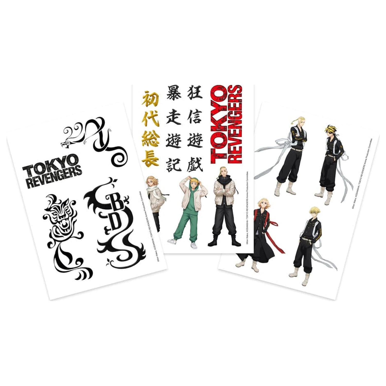 Tokyo Revengers Set de Tatuaje Temporare poza produsului