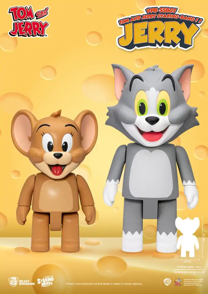 Figurină PVC Tom & Jerry Syaking Bang Jerry 30 cm poza produsului