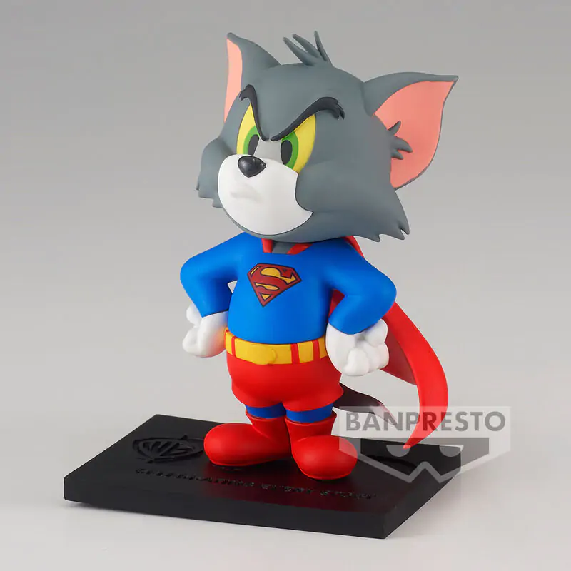 Tom and Jerry 100th Anniversary Warner Bross Tom ca figurina Superman 8cm poza produsului
