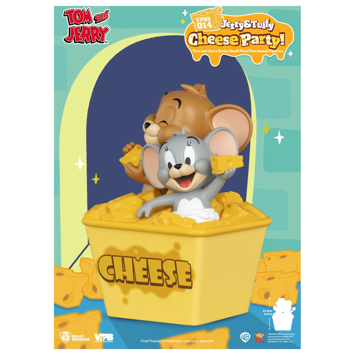 Tom & Jerry "Jerry & Tuffy Cheese Party" Banca 23.4 cm poza produsului