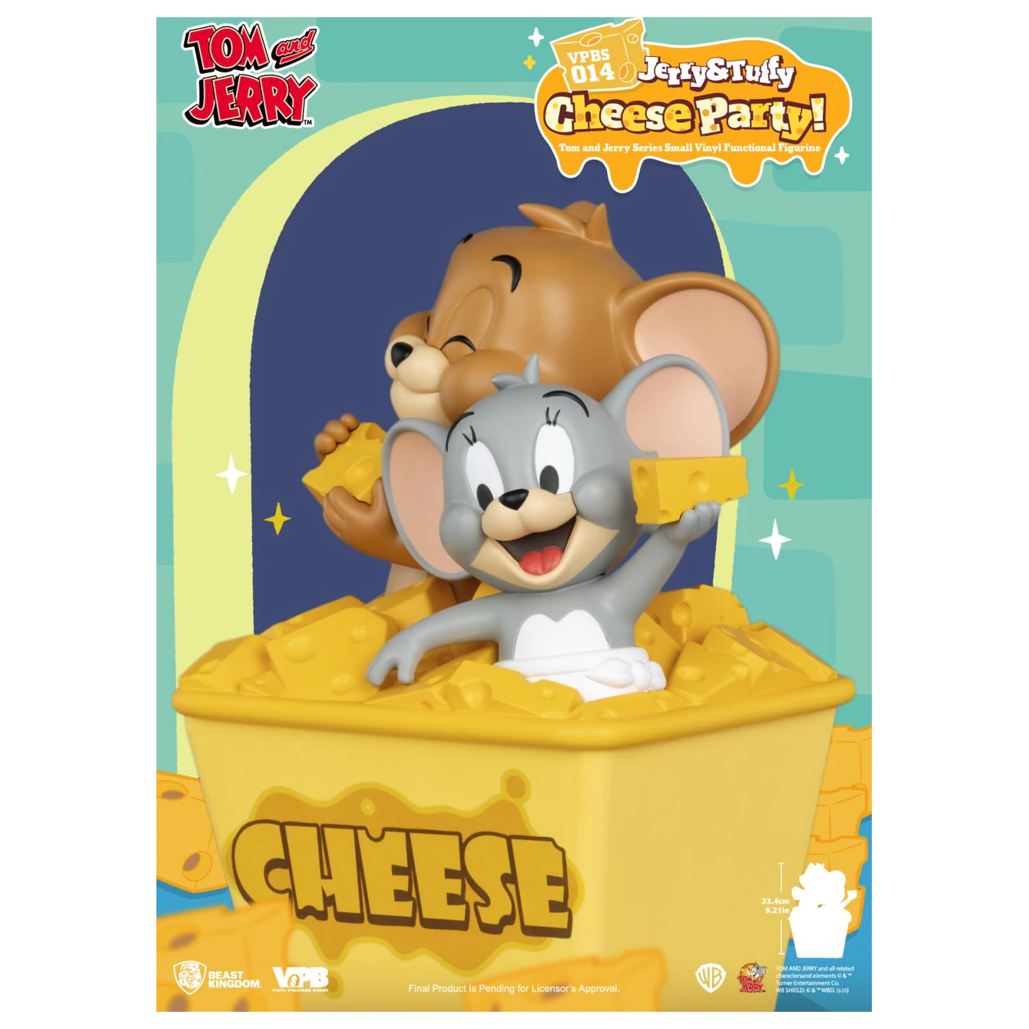 Tom & Jerry "Jerry & Tuffy Cheese Party" Banca 23.4 cm poza produsului