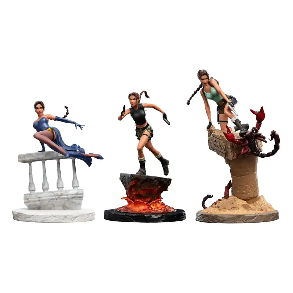 Tomb Raider Mini Statueta Lara Croft: The Sanctuary of Flame 18 cm poza produsului