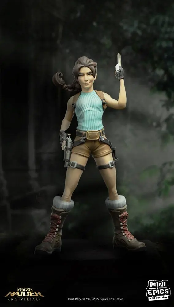 Figurină Vinyl Mini Epics Tomb Raider Lara Croft 17 cm poza produsului