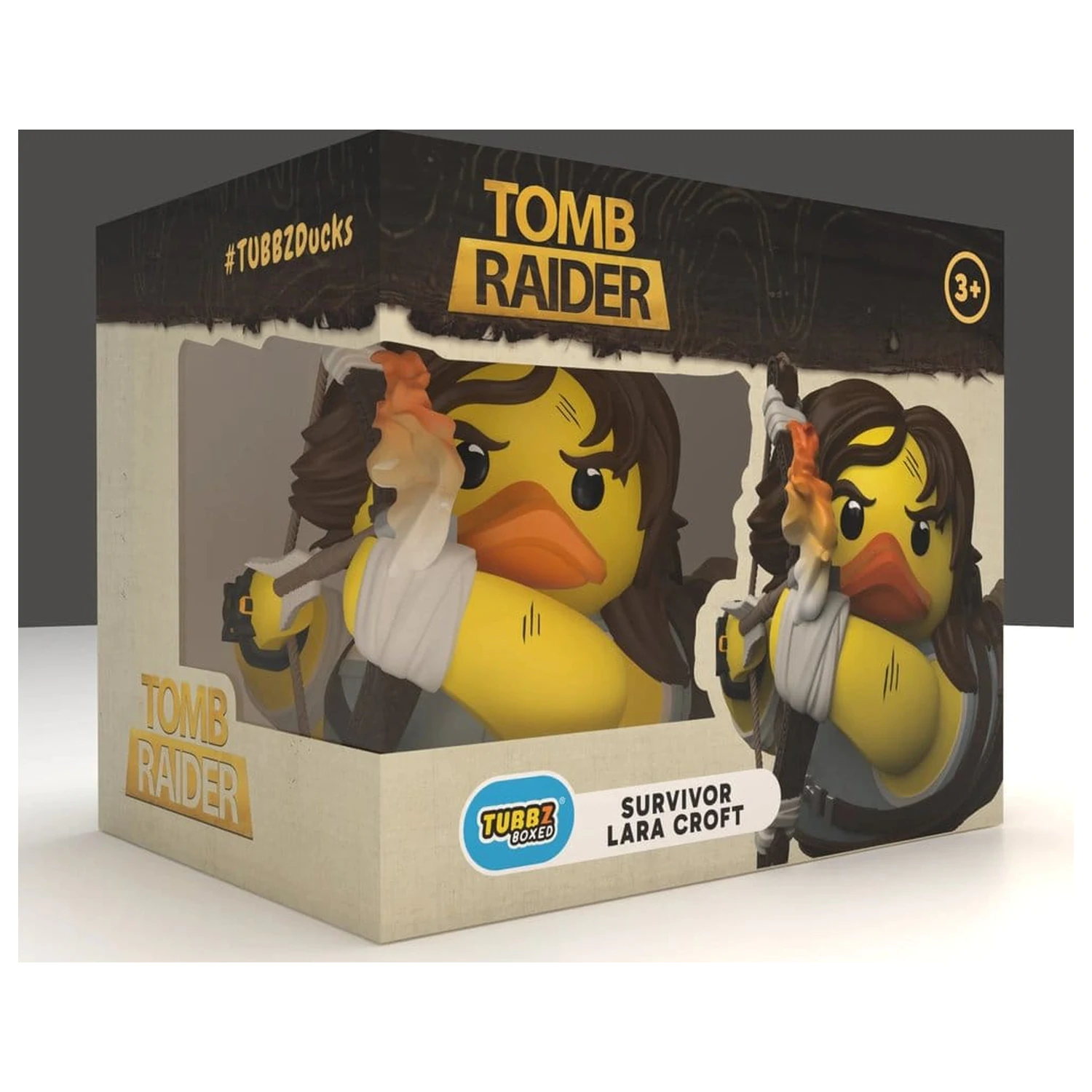 Tomb Raider Figurina PVC Tubbz Lara Croft (Survivor) Editie in cutie 10 cm poza produsului