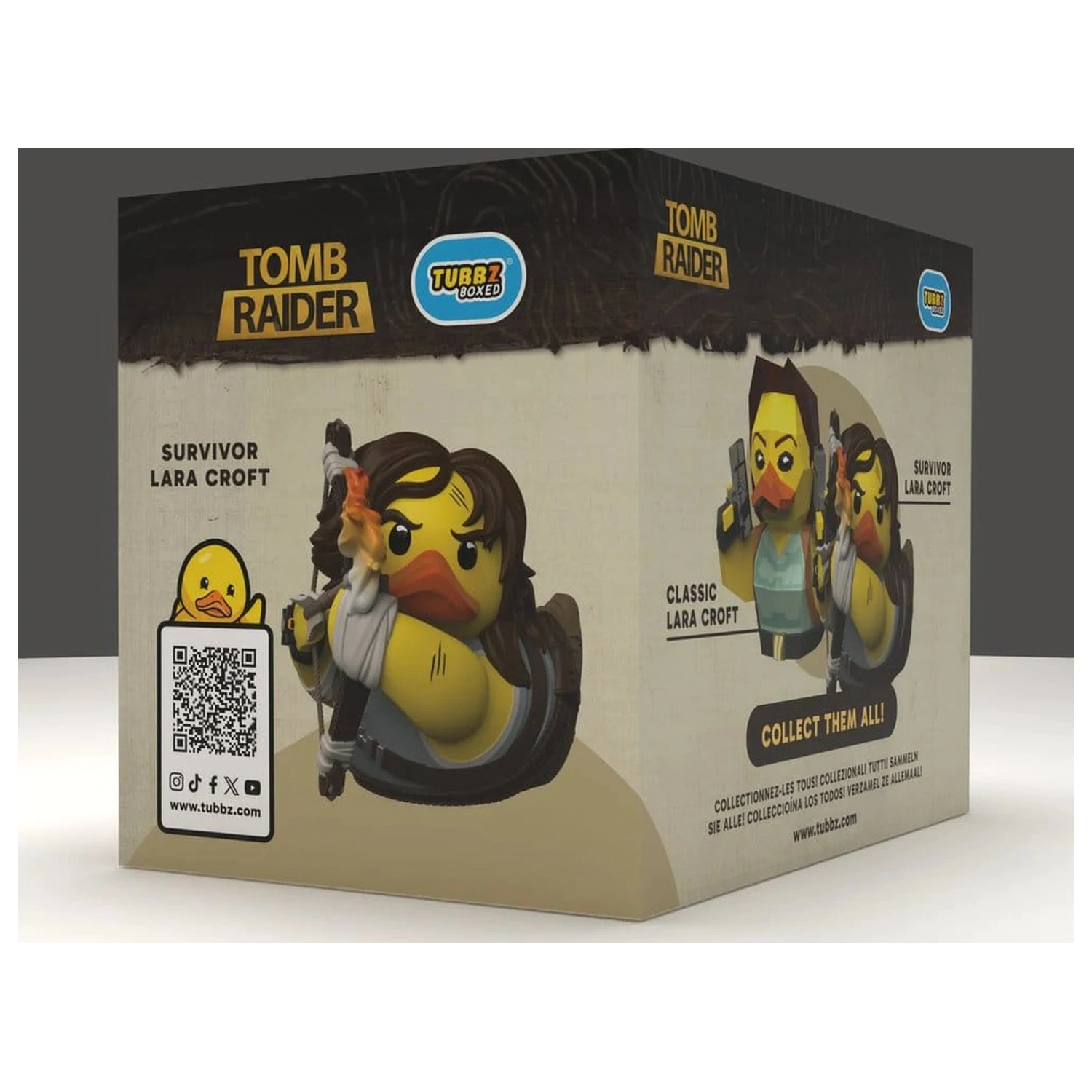 Tomb Raider Figurina PVC Tubbz Lara Croft (Survivor) Editie in cutie 10 cm poza produsului