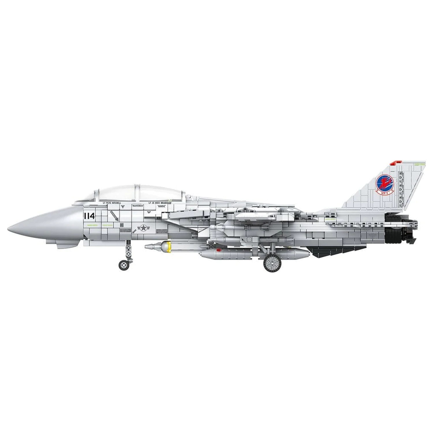 Top Gun Sistem de Cărămizi Set Maverick's F-14A Tomcat poza produsului