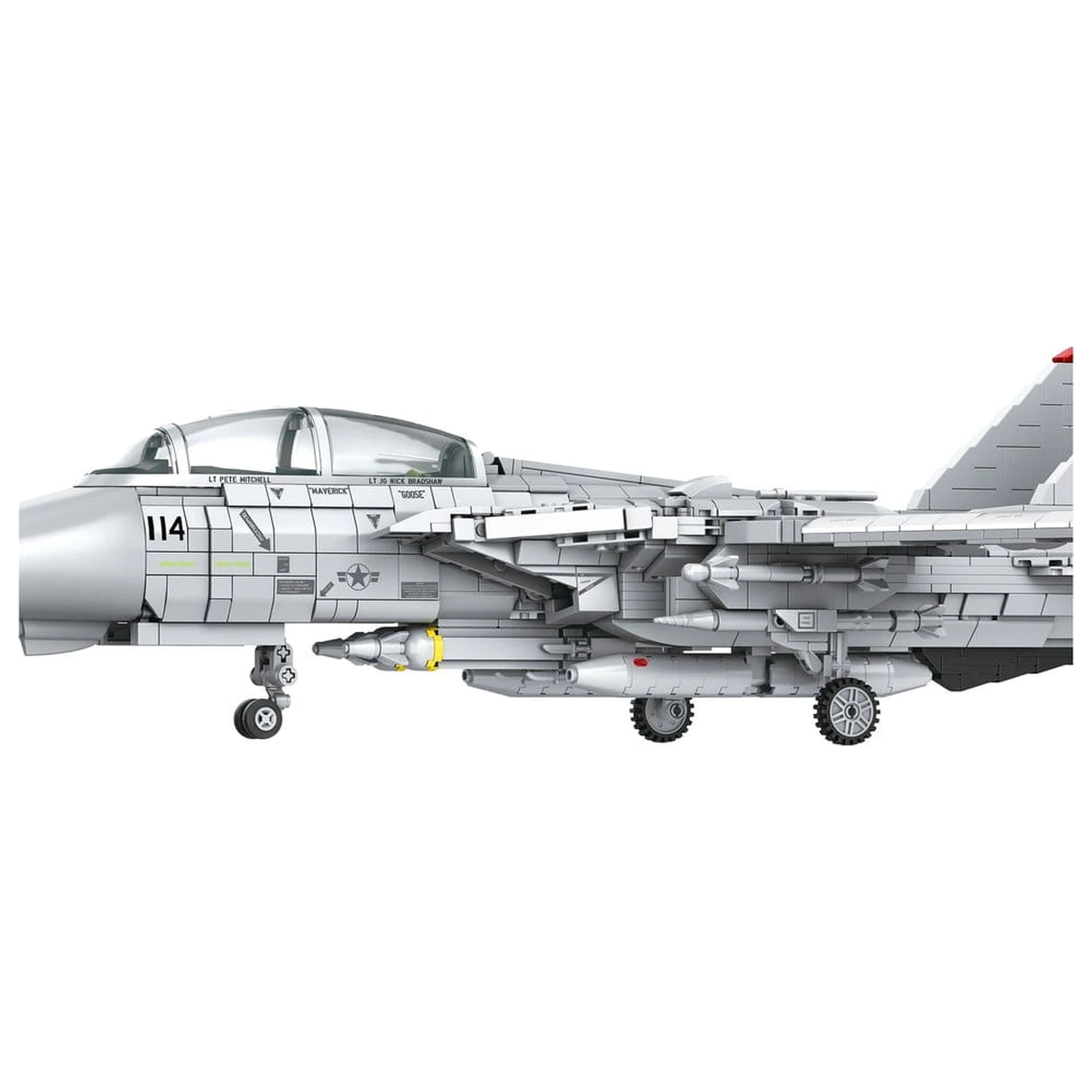 Top Gun Sistem de Cărămizi Set Maverick's F-14A Tomcat poza produsului