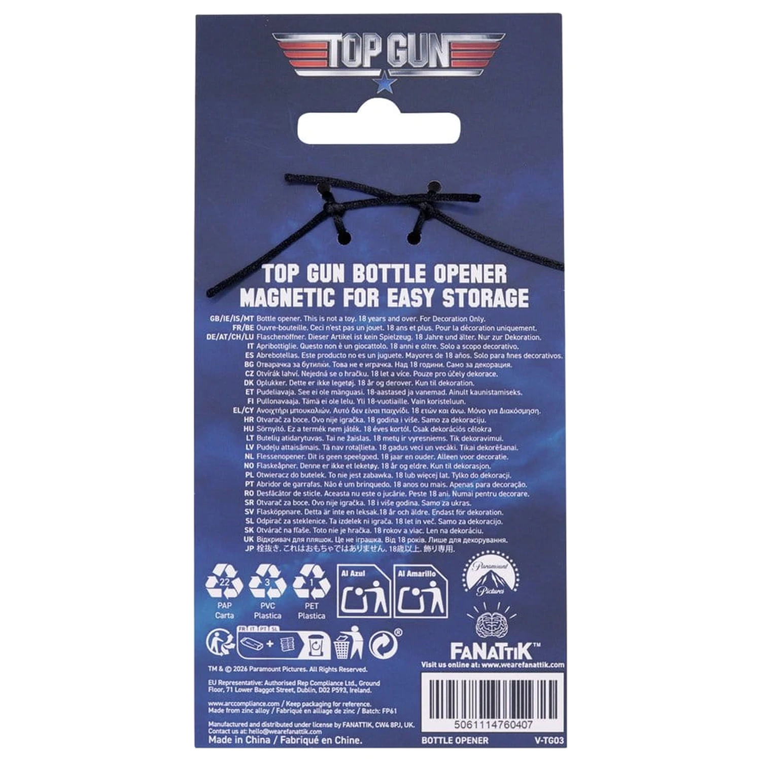 Top Gun Deschizator de sticle F-14 Editie limitata poza produsului