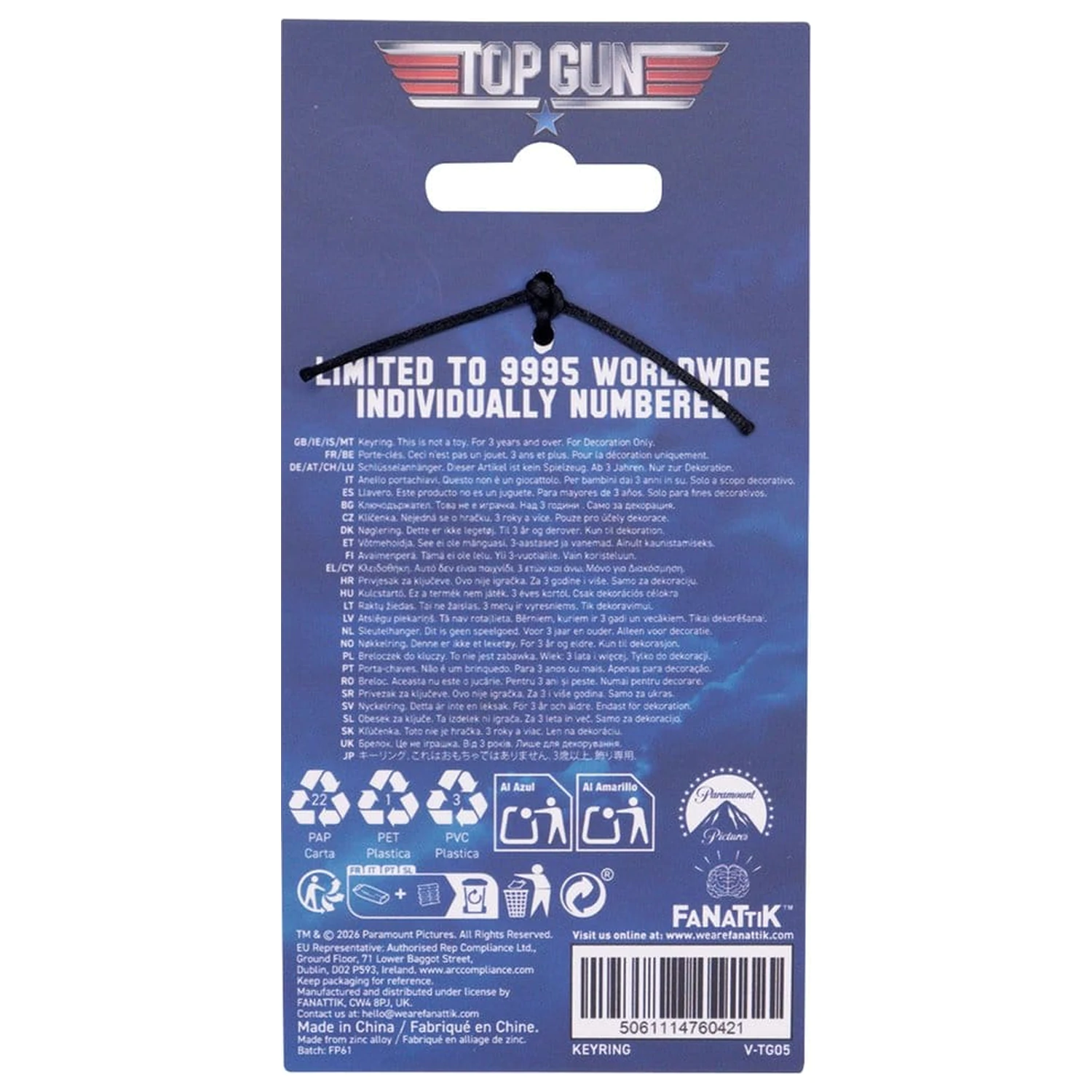 Top Gun Maverick Breloc Editie Limitata poza produsului