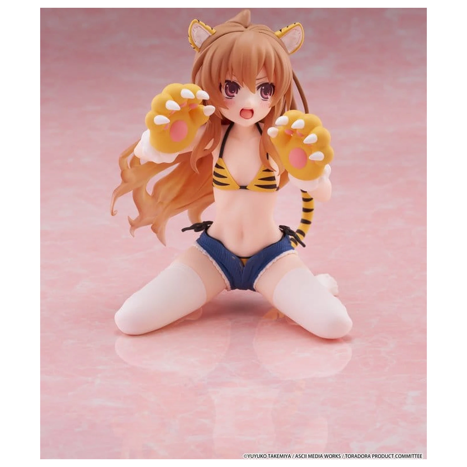 Toradora! Desktop Cute PVC figurina Taiga Aisaka (Tiger Costume Swimwear Ver.) 13 cm poza produsului