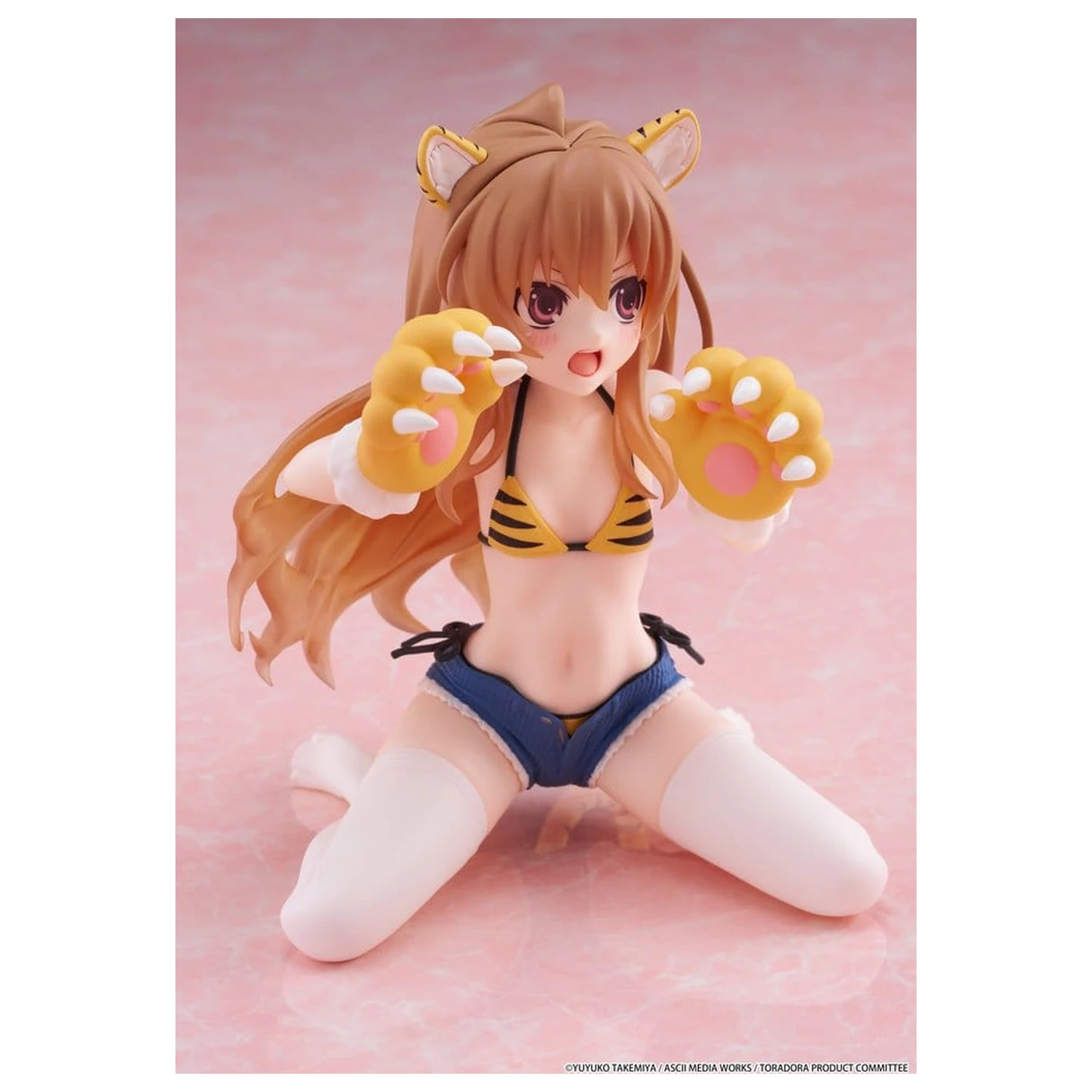 Toradora! Desktop Cute PVC figurina Taiga Aisaka (Tiger Costume Swimwear Ver.) 13 cm poza produsului