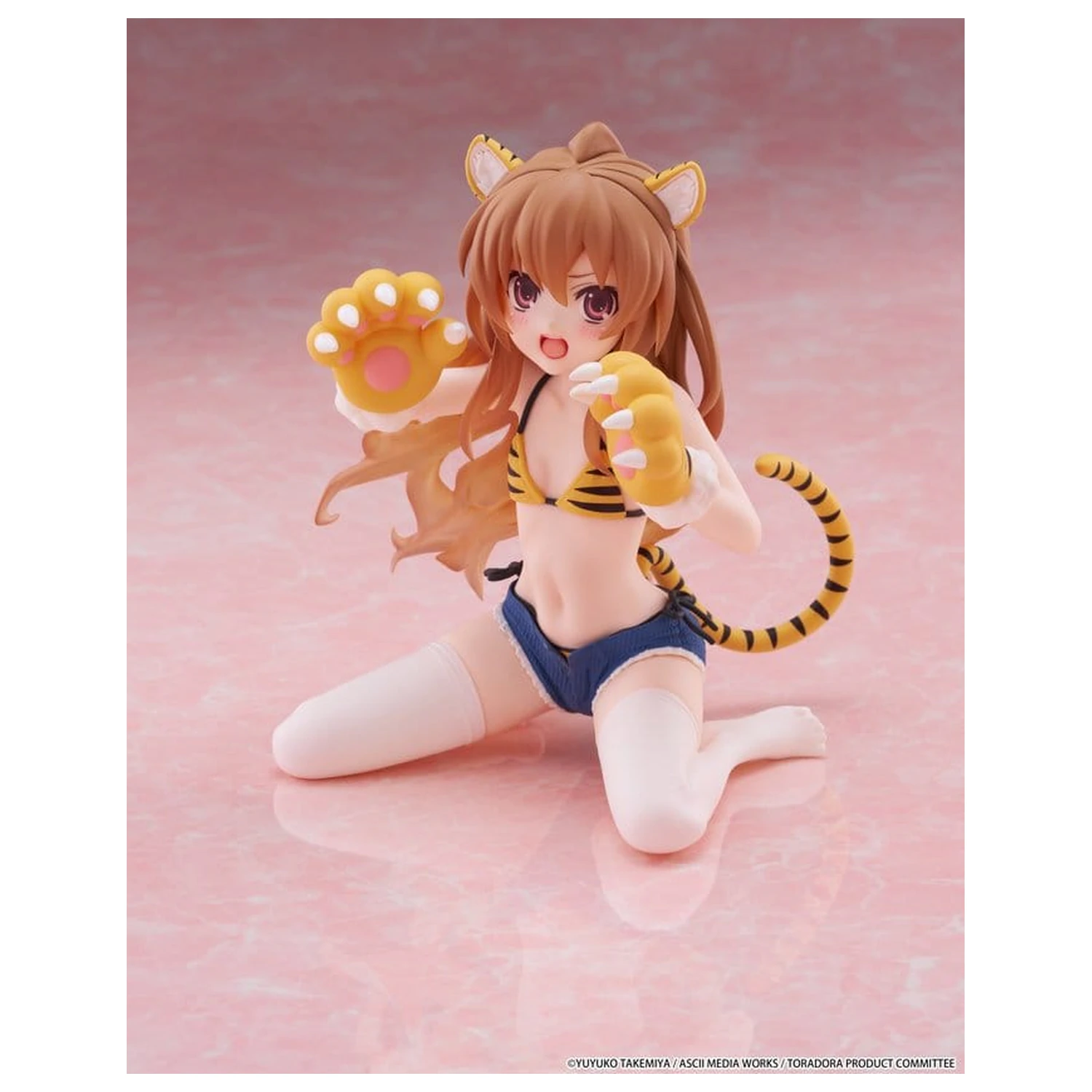 Toradora! Desktop Cute PVC figurina Taiga Aisaka (Tiger Costume Swimwear Ver.) 13 cm poza produsului