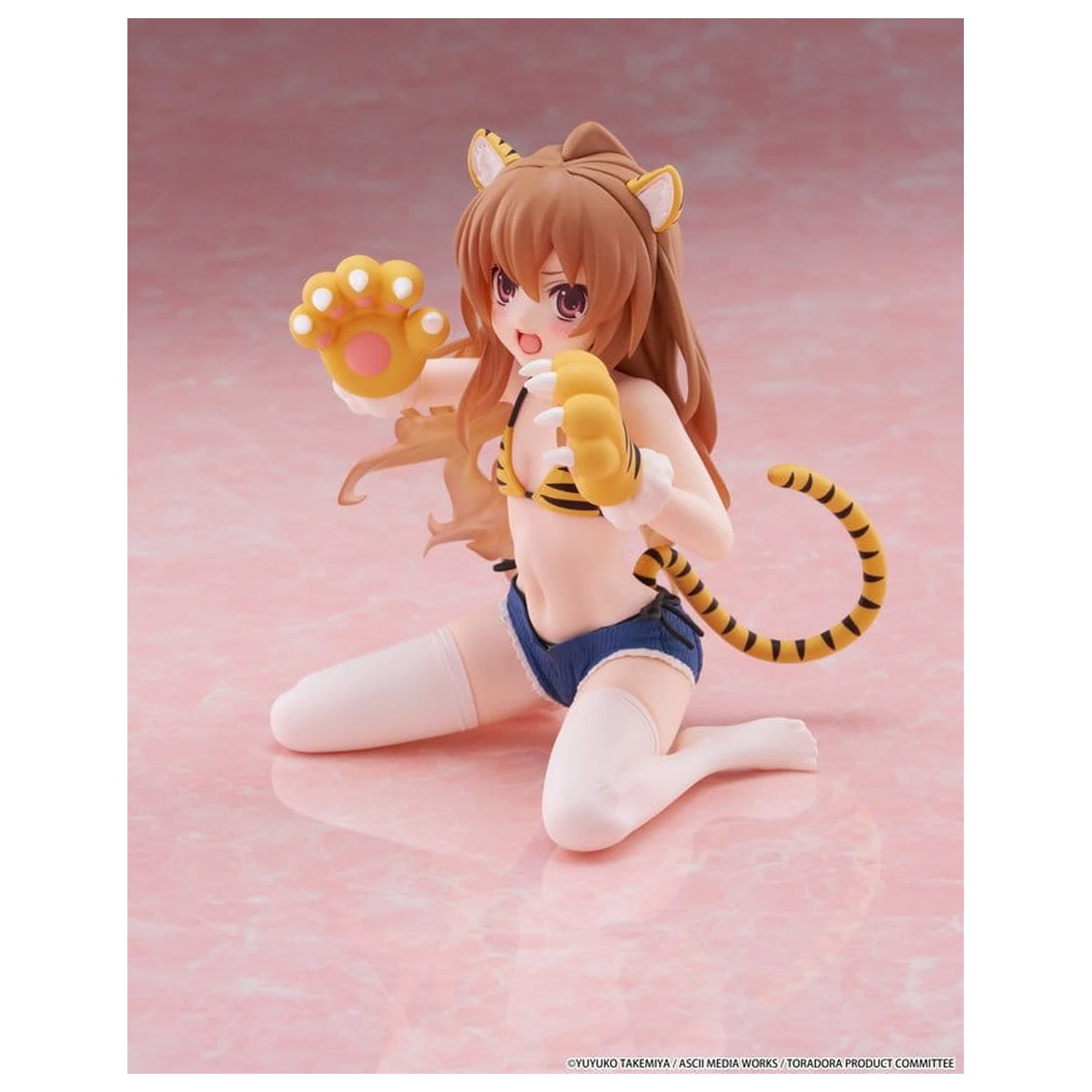 Toradora! Desktop Cute PVC figurina Taiga Aisaka (Tiger Costume Swimwear Ver.) 13 cm poza produsului