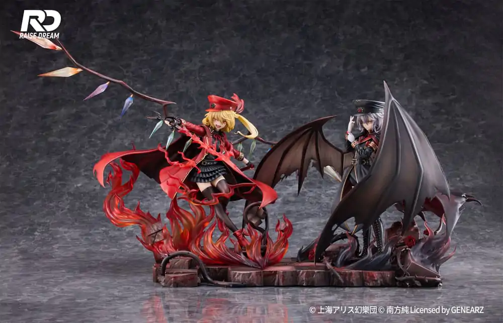 Figurină PVC Touhou Project 1/6 Remilia Scarlet Uniformă Militară Ver. 24 cm poza produsului