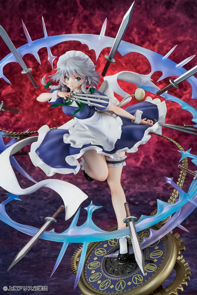 Touhou Project Statuie PVC 1/7 Izayoi Sakuya ilustrație de TEDDY 32 cm poza produsului